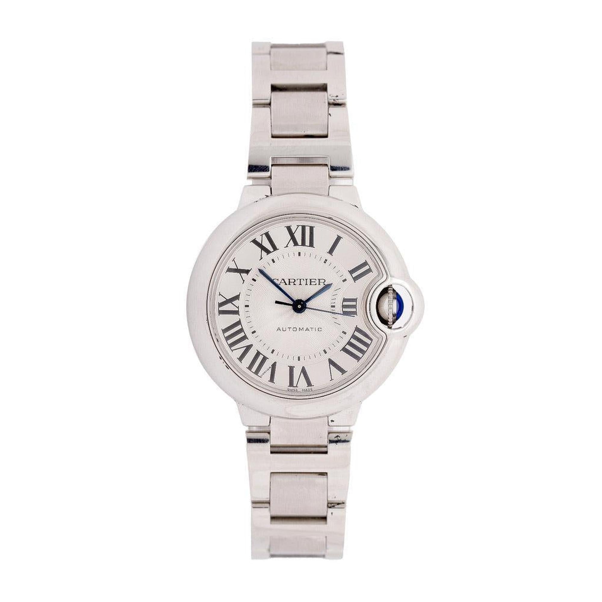 Cartier Ballon Bleu de Cartier 33 MM Automatic Watch w/ Box & Receipt