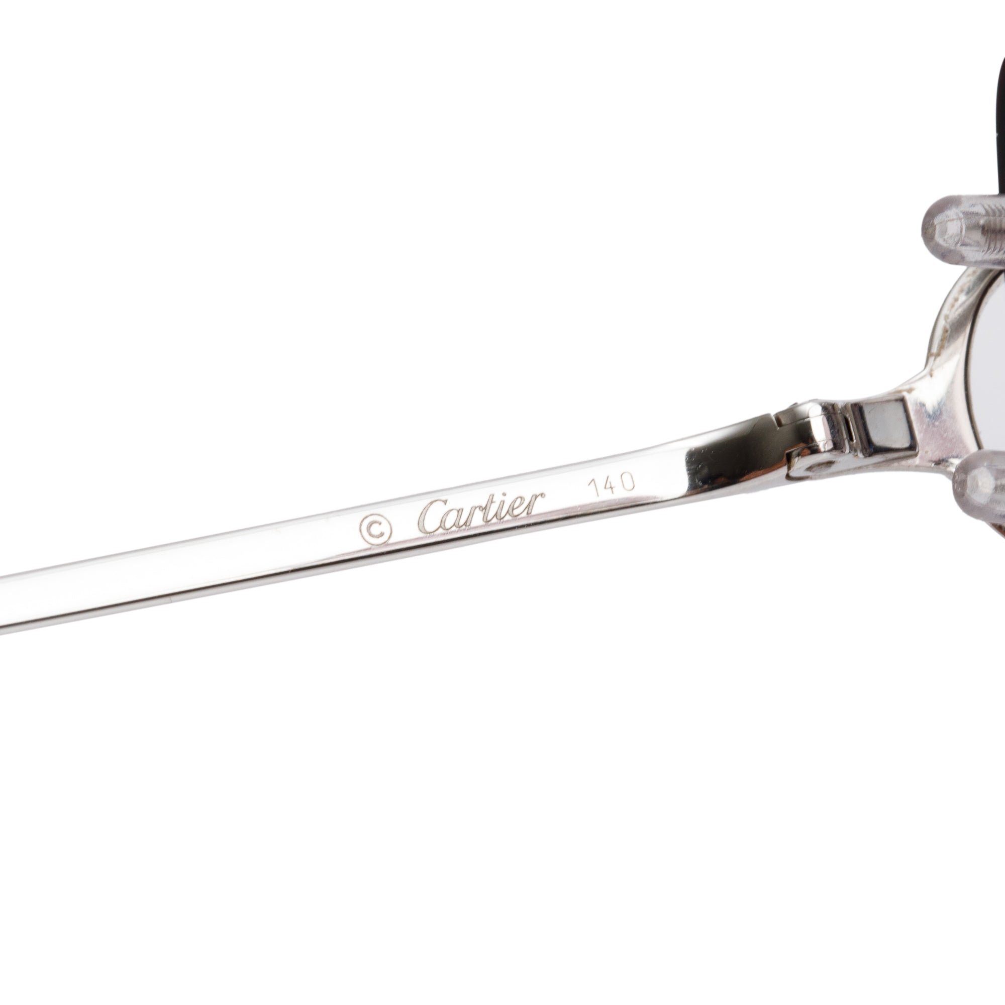 Cartier CT00920 Black Rimless C De Cartier Sunglasses w/ Case