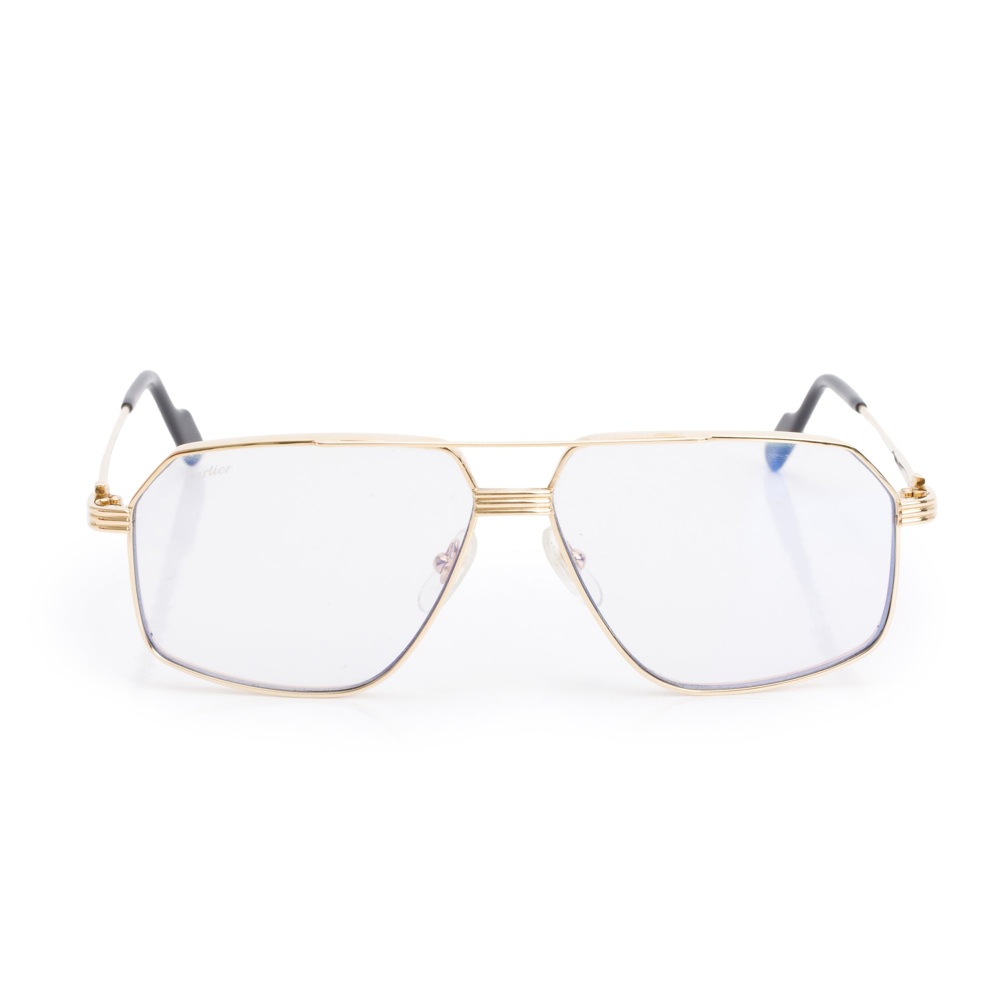 Cartier CT0270S Gold-Plated Metal Frame Trinity Eyeglasses w/ Box & Case