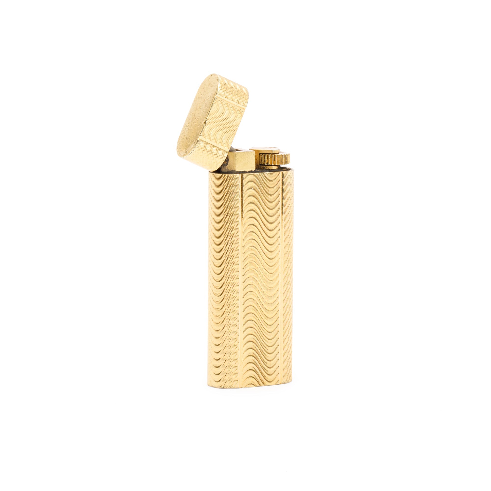 Cartier Gold-Plated Must de Cartier Lighter w/ Box