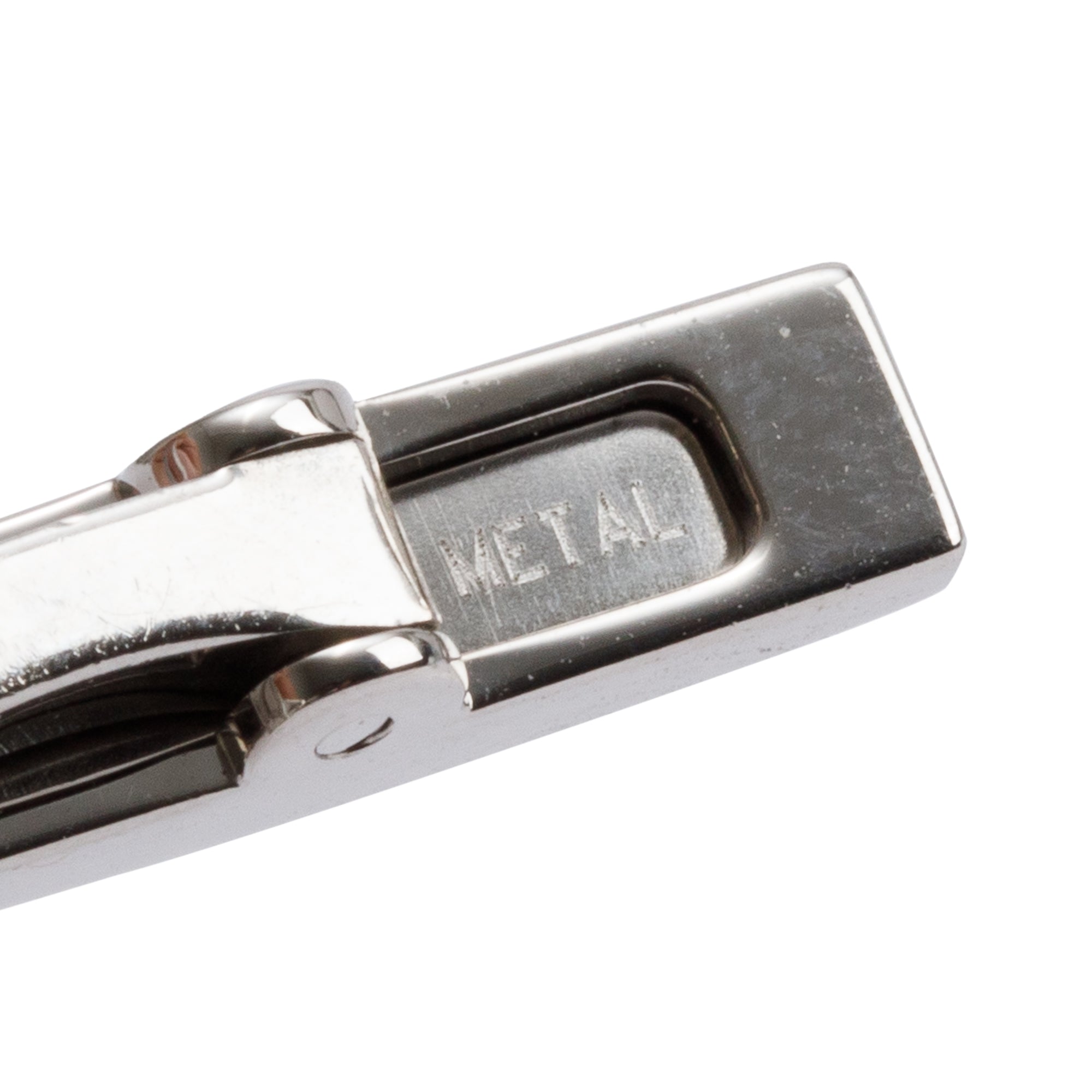 Cartier Palladium-Plated Black Laquer Double C Logo Decor Cufflinks