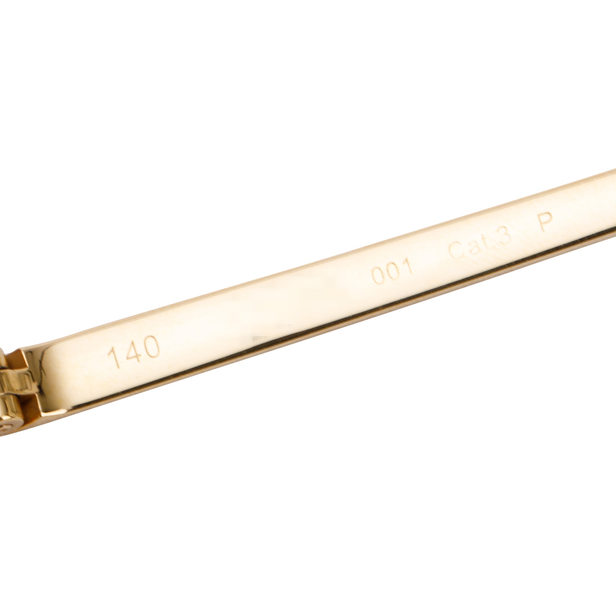 Cartier Santos De Cartier CT0265S Folding Sunglasses w/ Box & Case