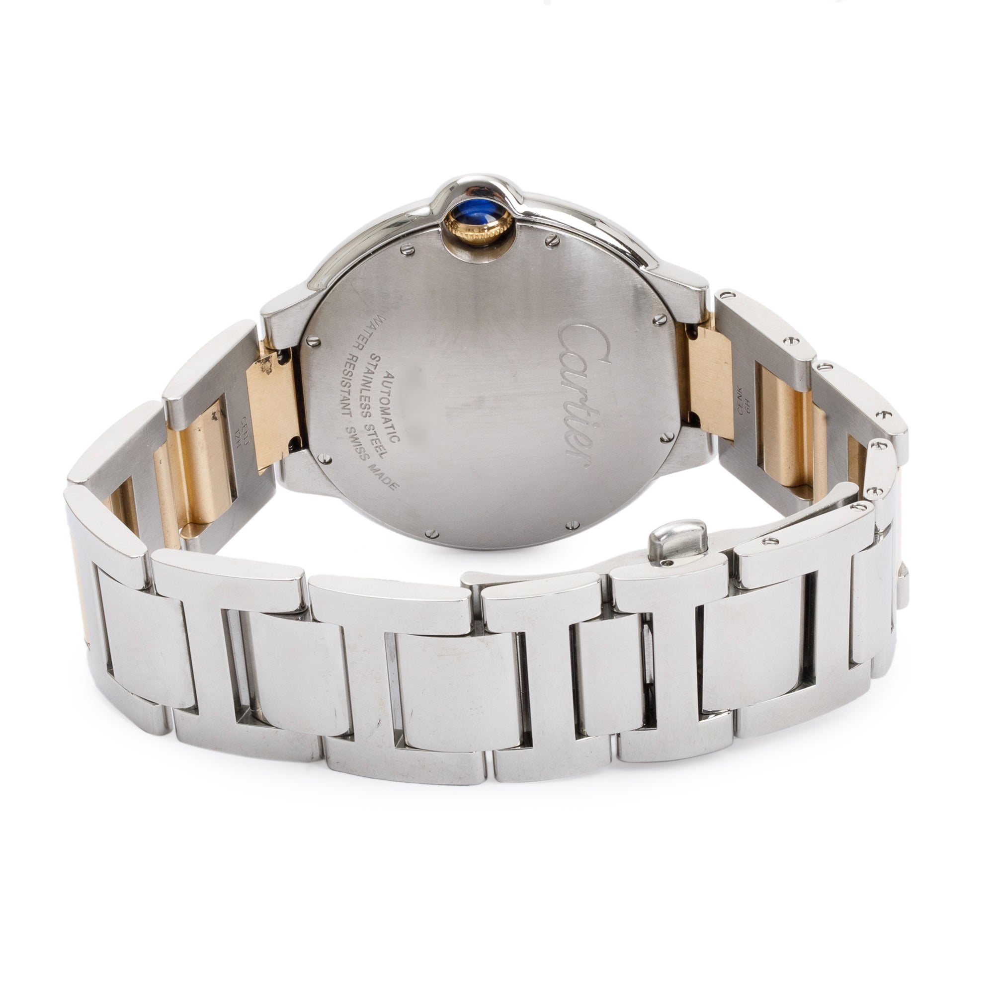 Cartier Stainless Steel & 18k Yellow Gold Ballon Bleu de Cartier 42MM Automatic Watch w/ Box & Papers