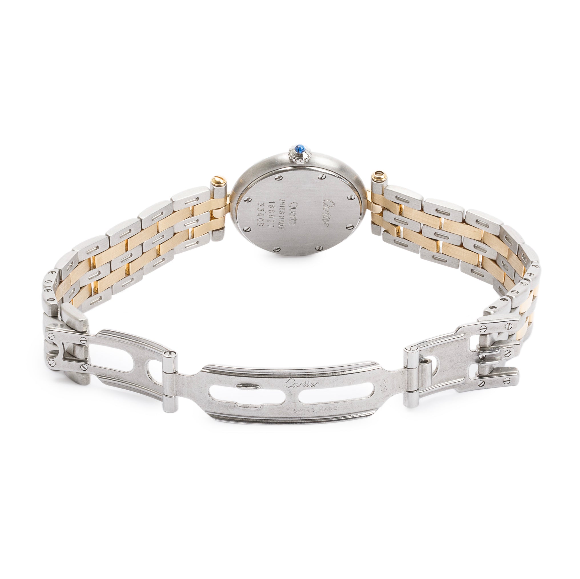 Cartier Stainless Steel & 18k Yellow Gold Panthere De Cartier Vendome 24 MM Watch