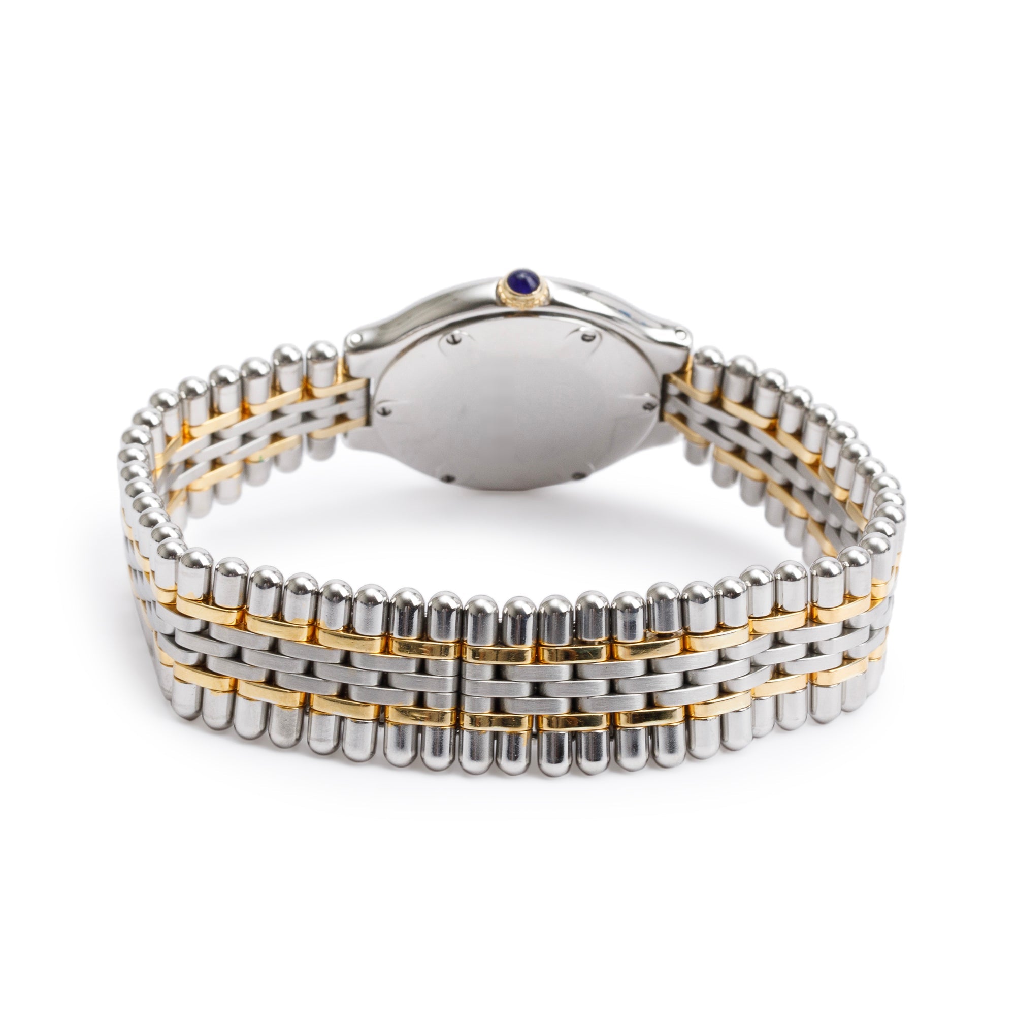 Cartier Stainless Steel & 18k Yellow Gold Plated Must de Cartier 21 28 MM Watch 9010