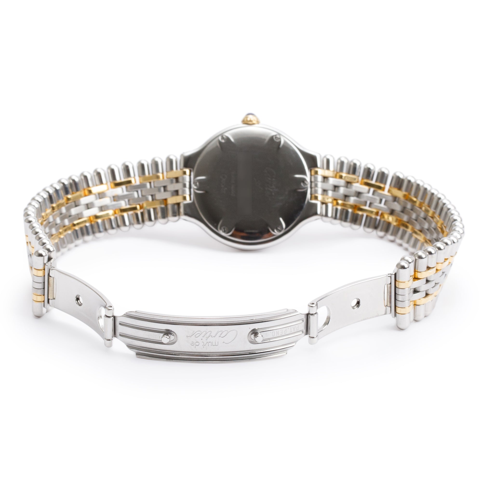 Cartier Stainless Steel & 18k Yellow Gold Plated Must de Cartier 21 28 MM Watch 9010