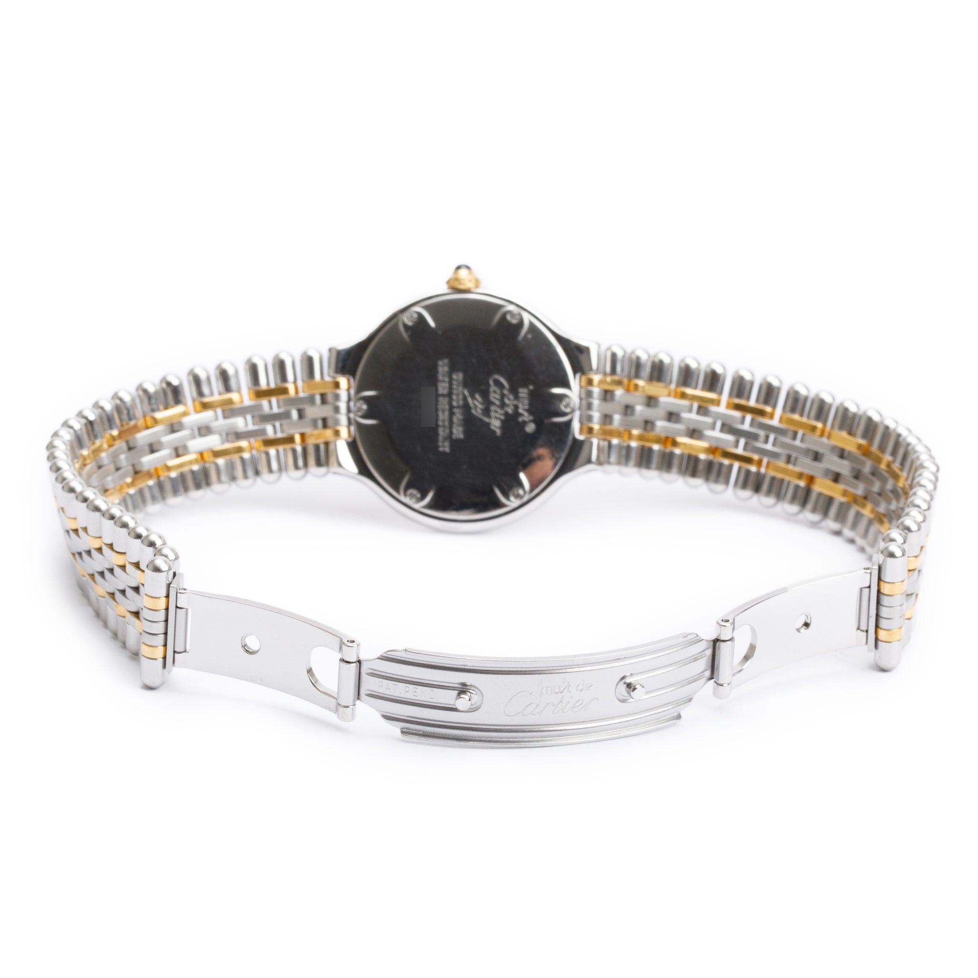 Cartier Stainless Steel & 18k Yellow Gold Plated Must de Cartier 21 28 MM Watch w/ Box & Papers