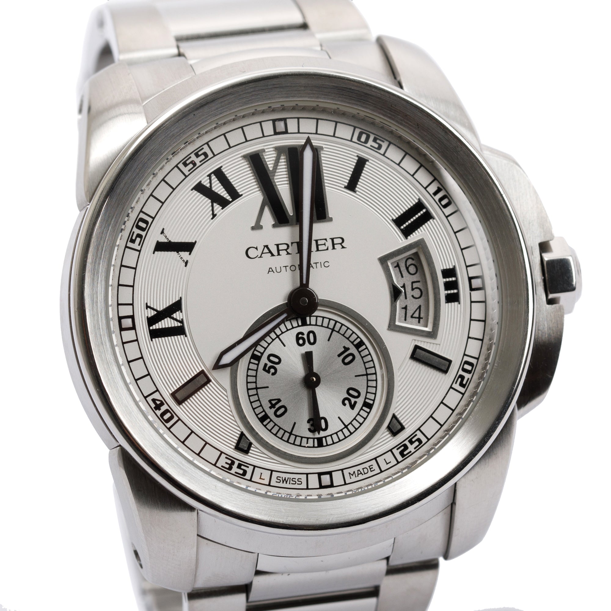 Cartier Stainless Steel Calibre de Cartier 42 MM Automatic Watch