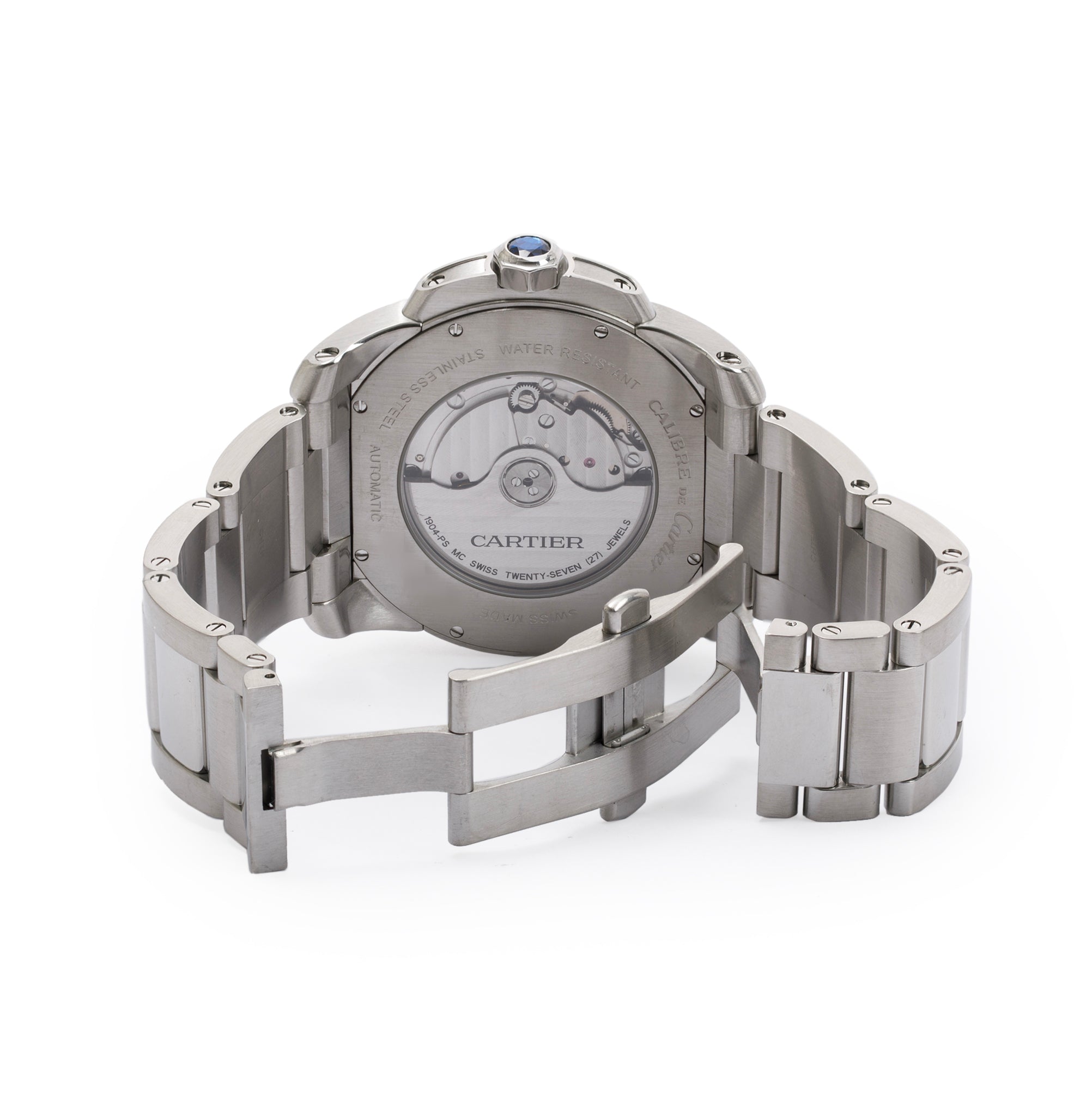 Cartier Stainless Steel Calibre de Cartier 42 MM Automatic Watch