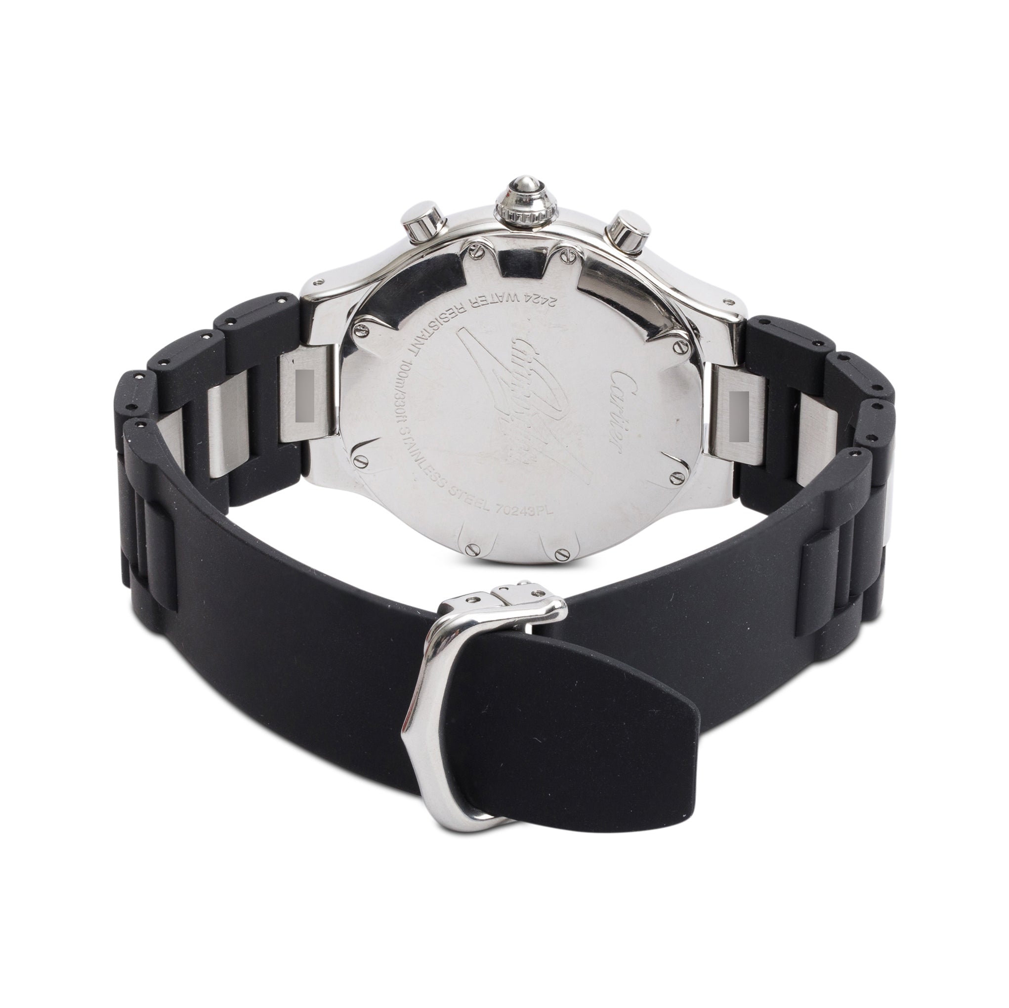 Cartier Stainless Steel Must 21 Chronoscaph 38 MM Watch 2424