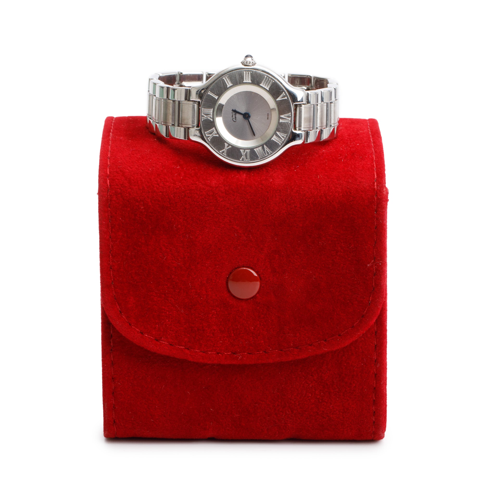 Cartier Stainless Steel Must de Cartier 21 28 MM Watch 1340