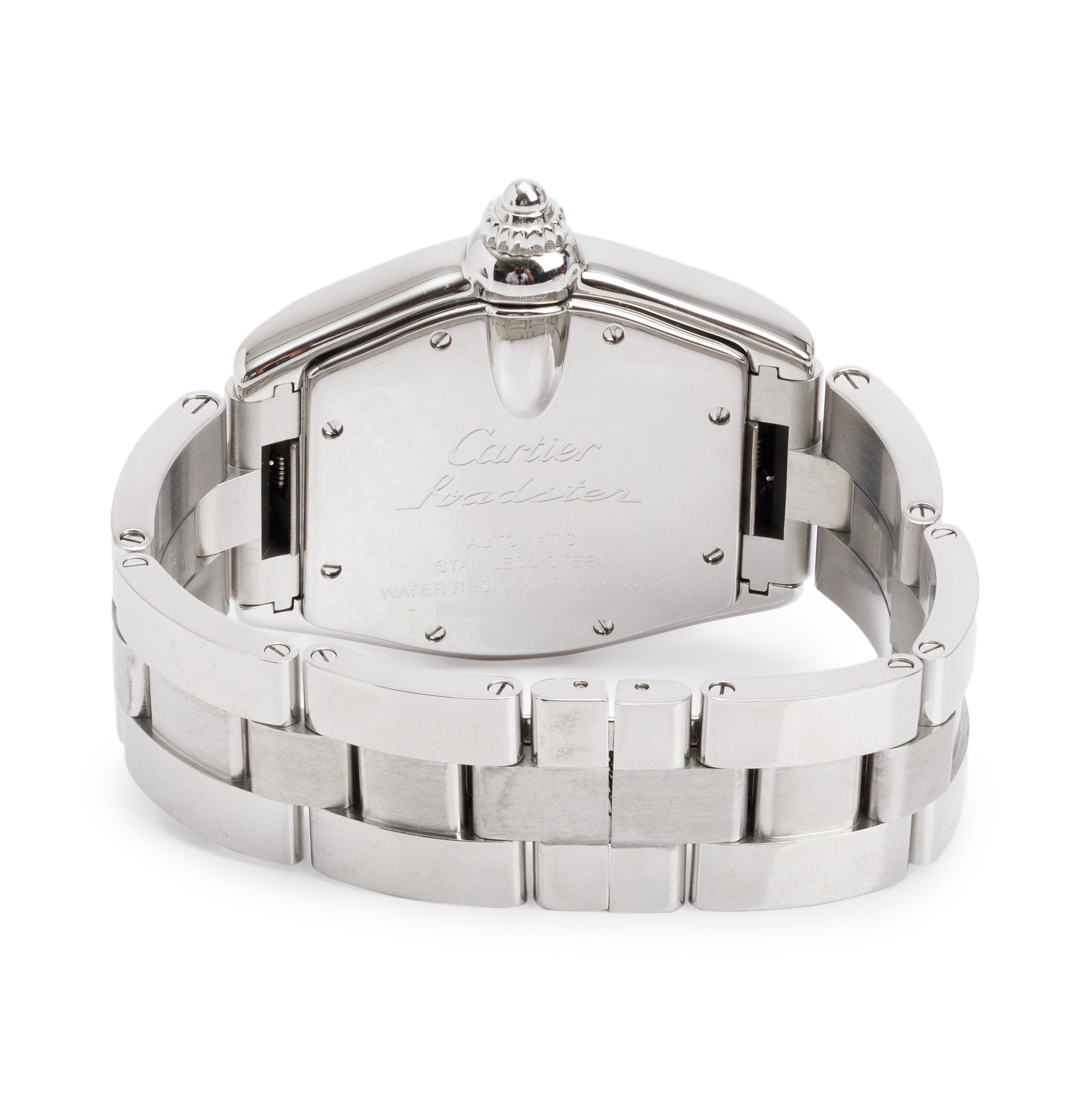 Cartier Stainless Steel Roadster Automatic Watch 2510 w/ Box & Papers