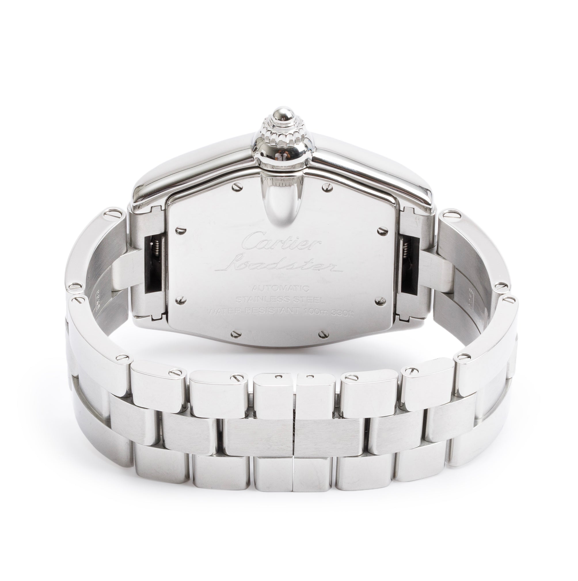 Cartier Stainless Steel Roadster Automatic Watch 2510 w/ Box & Papers