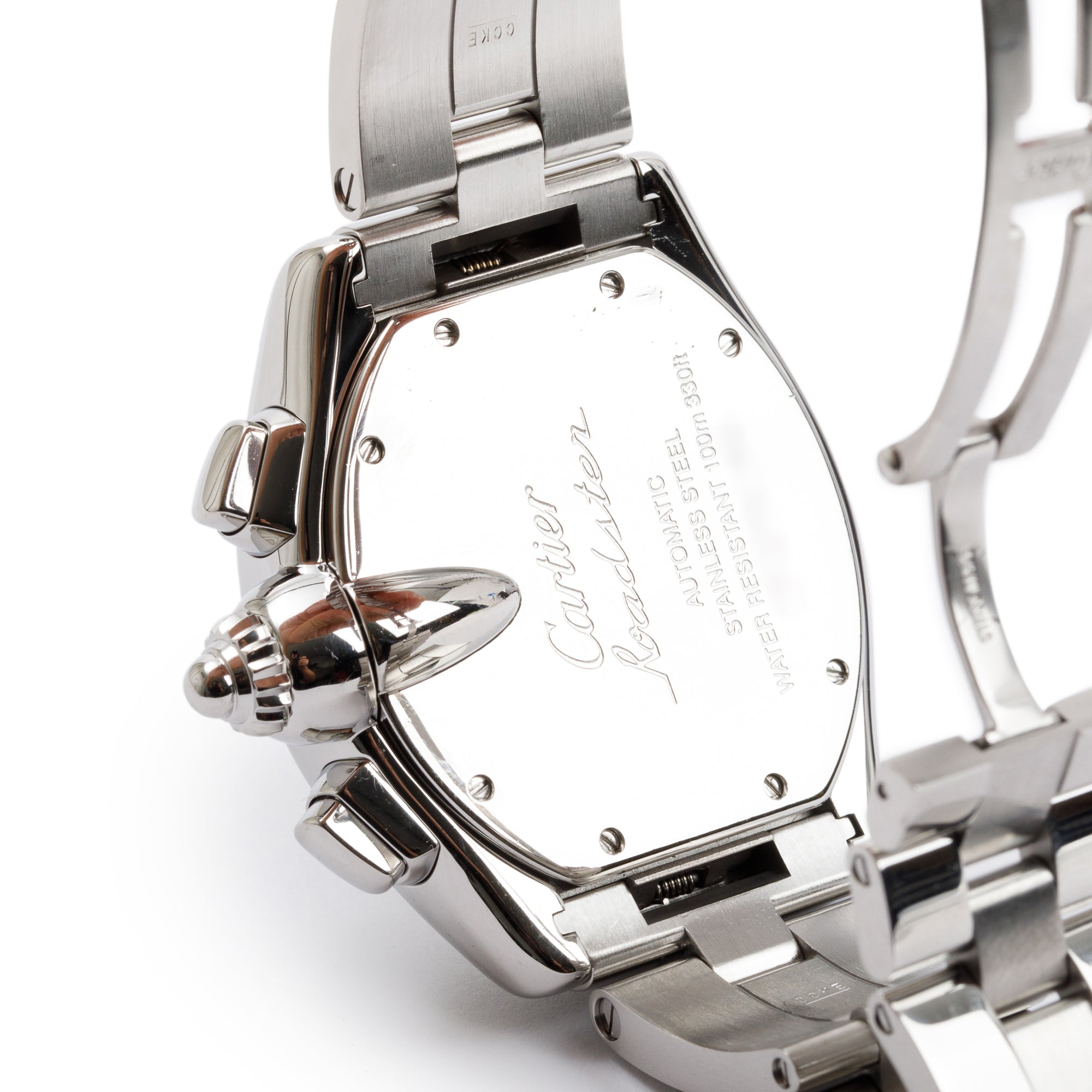 Cartier Stainless Steel Roadster XL Automatic Chronograph Watch