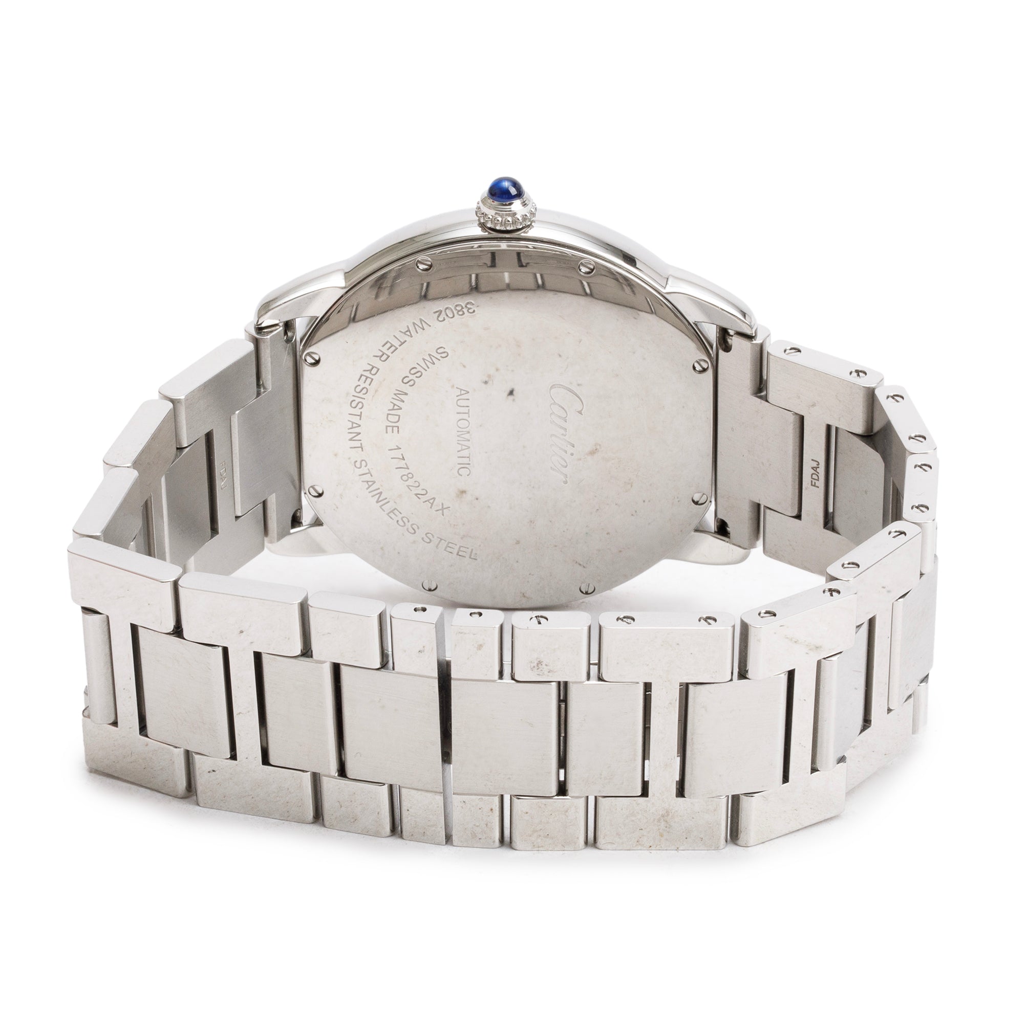 Cartier Stainless Steel Ronde Solo XL 42 MM Automatic Watch 3802 w/ Box & Papers