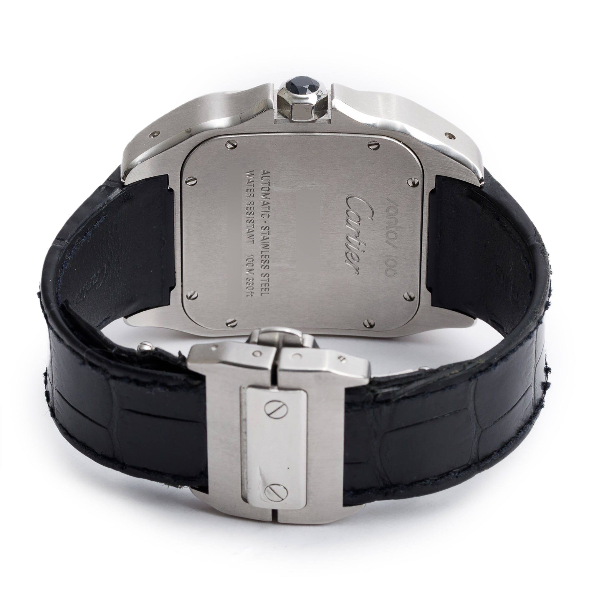 Cartier Stainless Steel Santos 100 XL Automatic Watch 2656