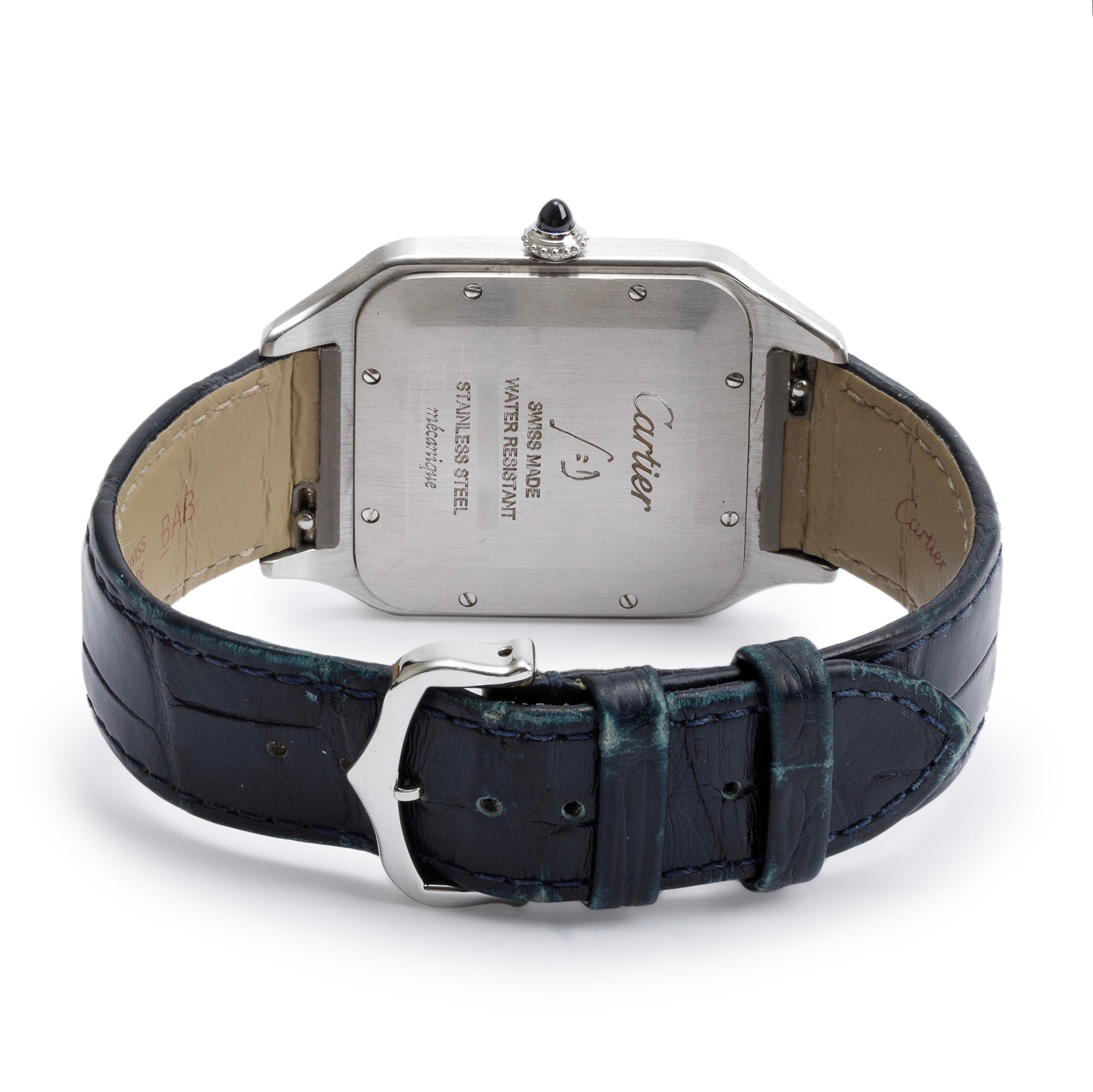 Cartier Stainless Steel Santos Dumont Watch, XL Model 4305