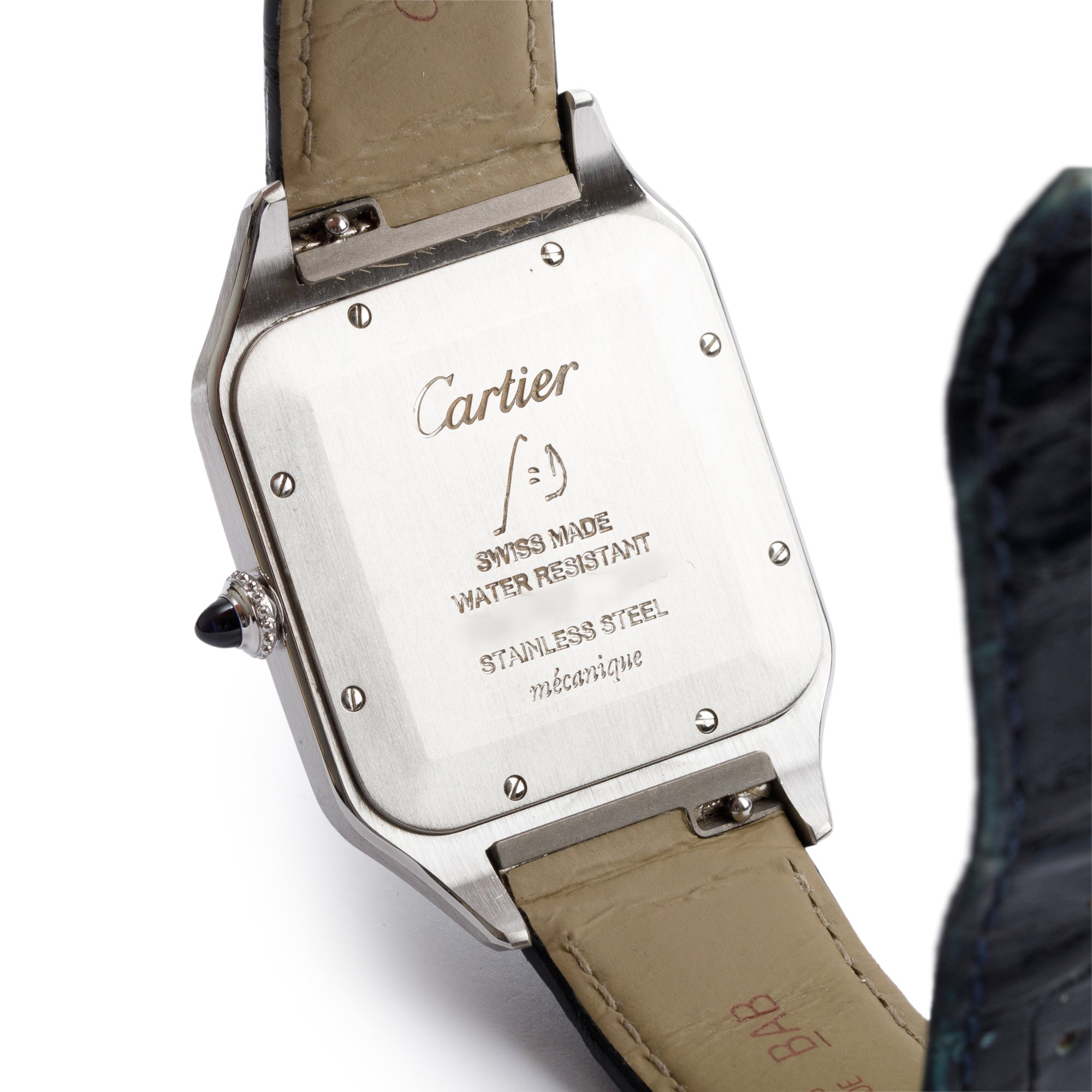 Cartier Stainless Steel Santos Dumont Watch, XL Model 4305