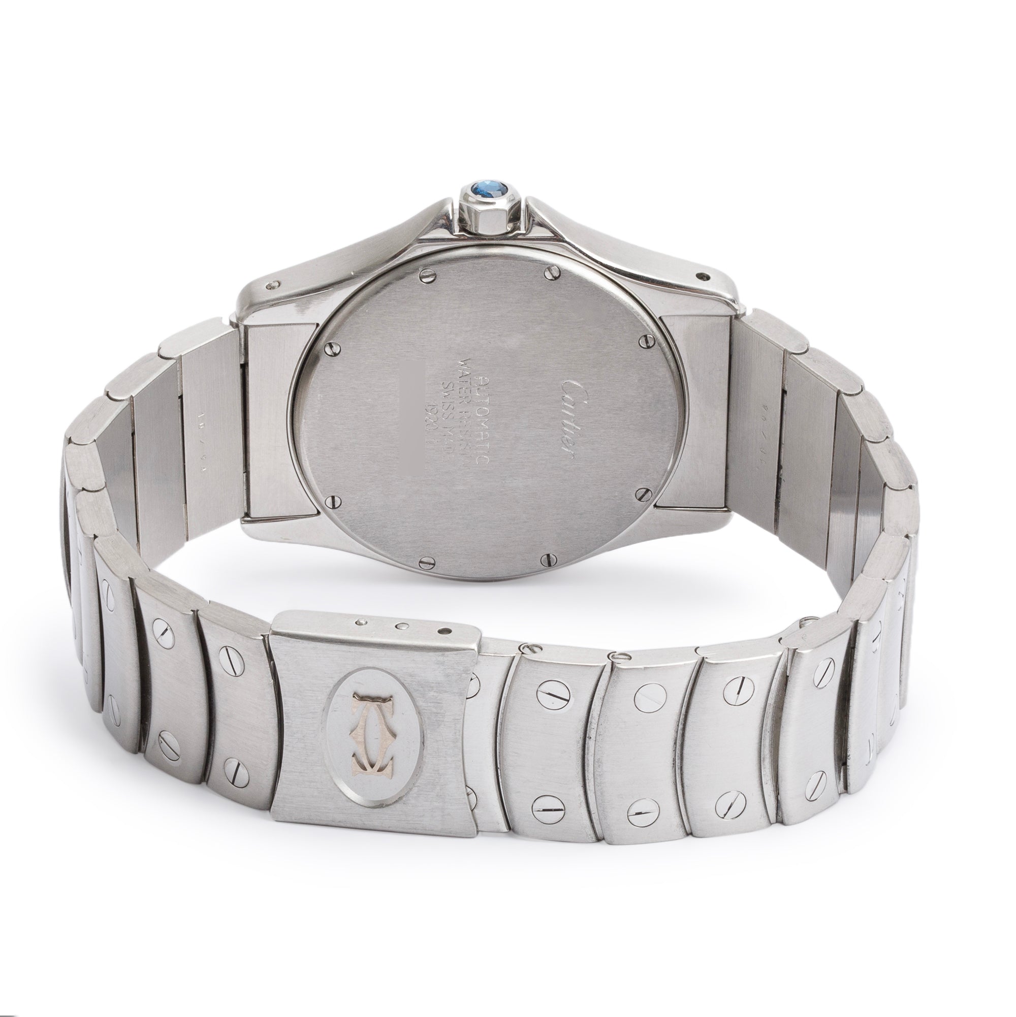Cartier Stainless Steel Santos Ronde 33 MM Automatic Watch 1920