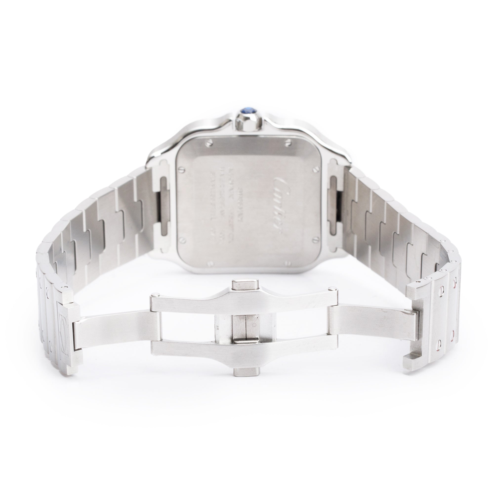 Cartier Stainless Steel Santos de Cartier Automatic Watch, Large Model 4072 w/ Box