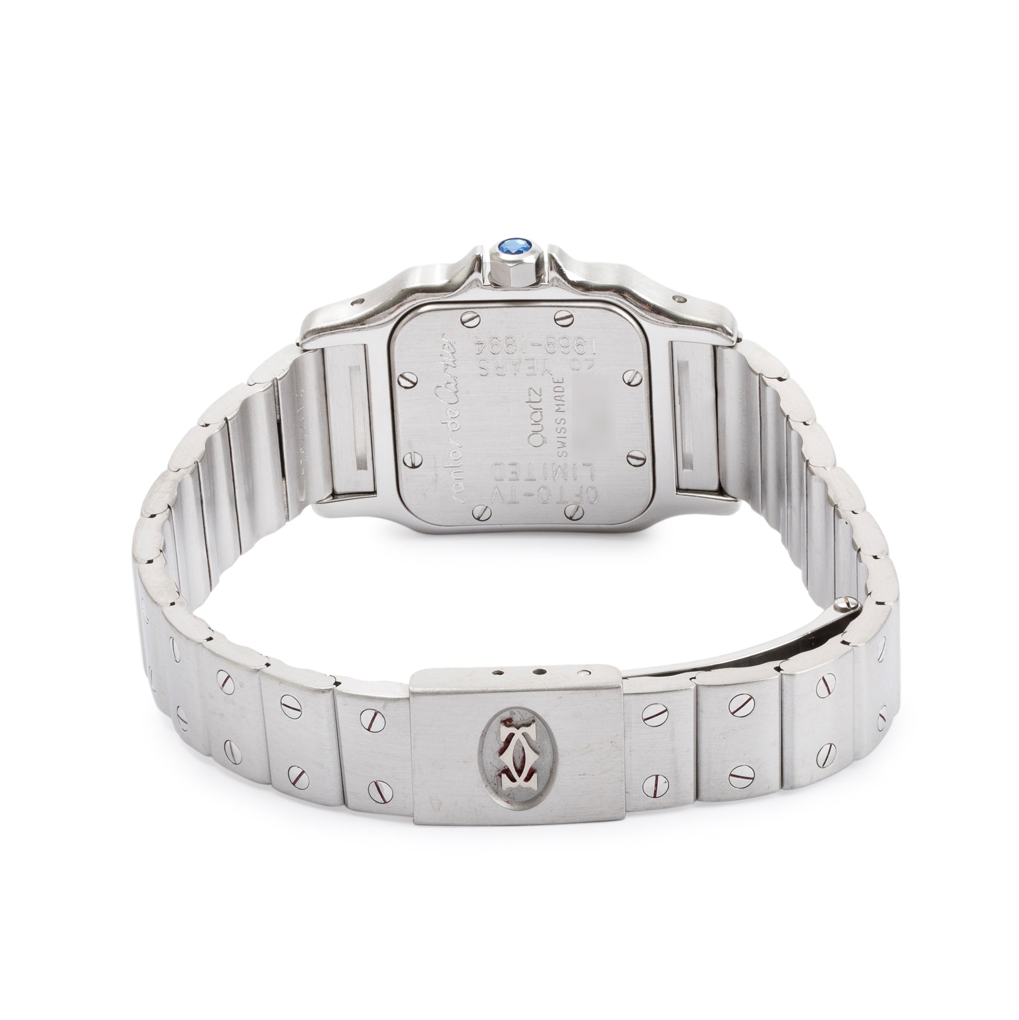 Cartier Stainless Steel Santos de Cartier Galbee Watch