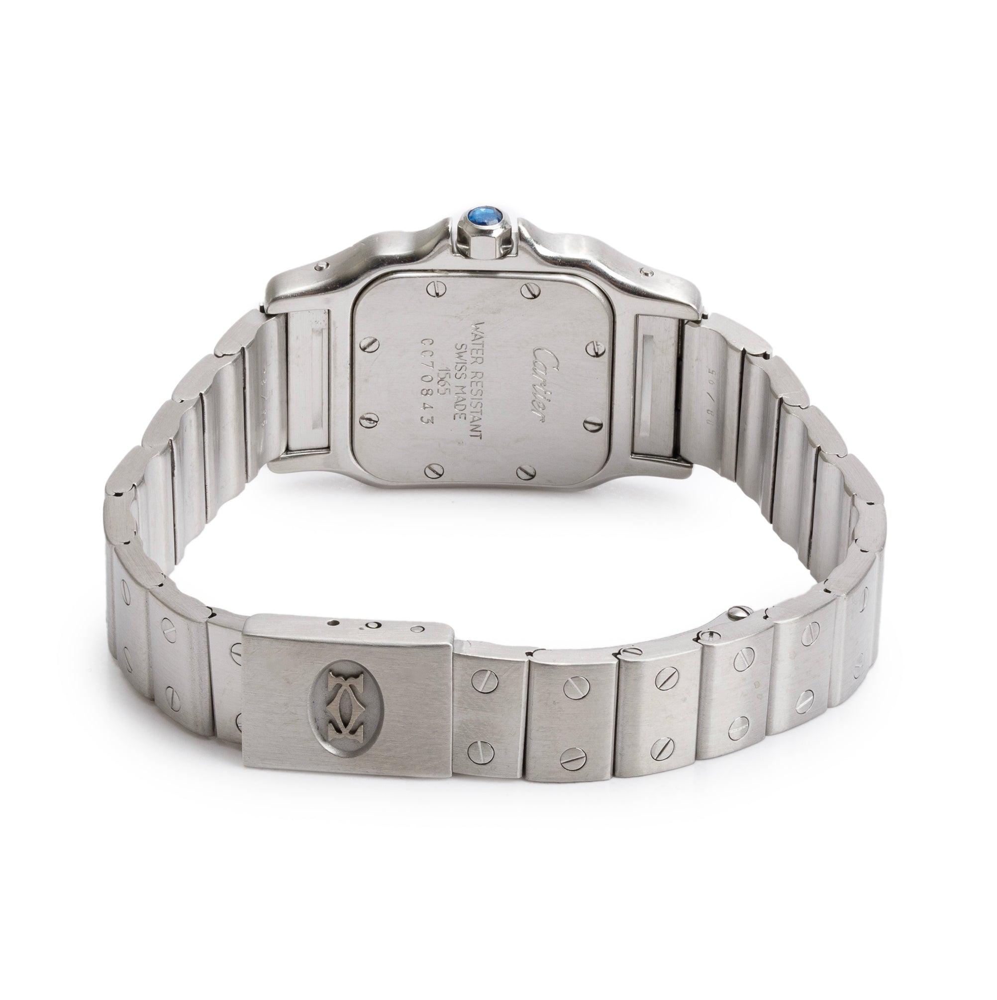 Cartier Stainless Steel Santos de Cartier Galbee Watch, Small Model 1565