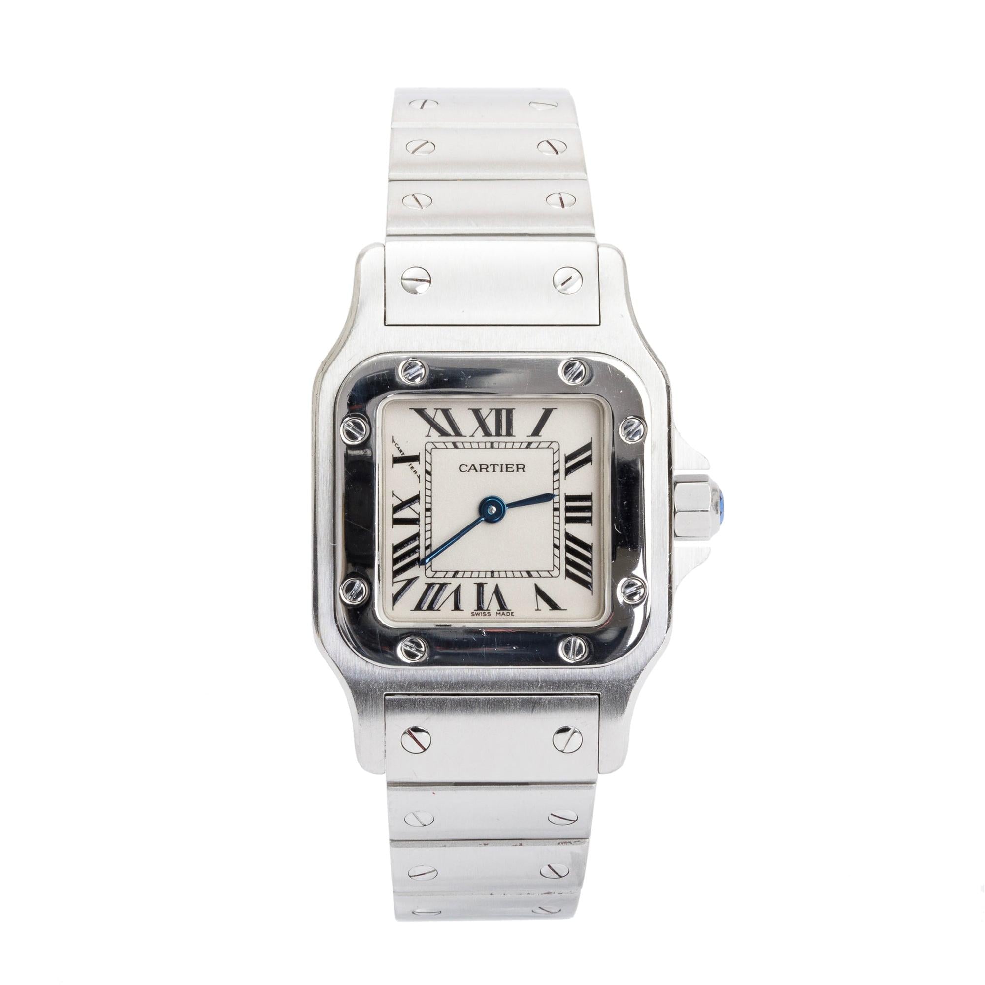 Cartier Stainless Steel Santos de Cartier Galbee Watch
