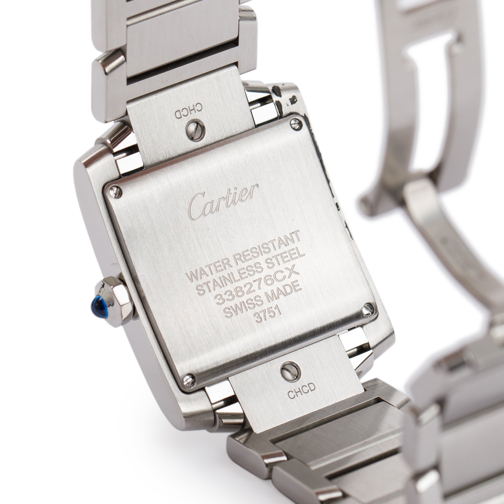 Cartier Stainless Steel Tank Francaise Quartz Watch, Medium Model