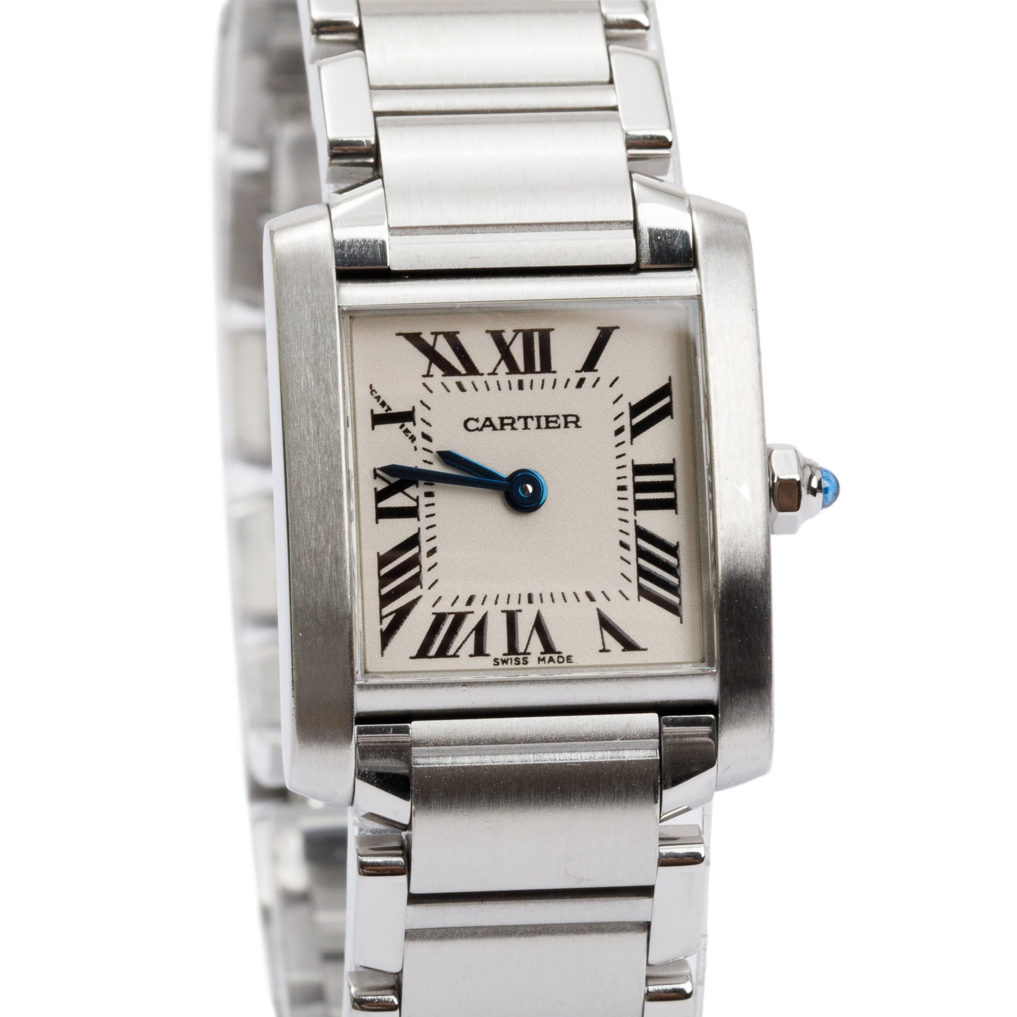 Cartier Stainless Steel Tank Francaise Watch, Small Model