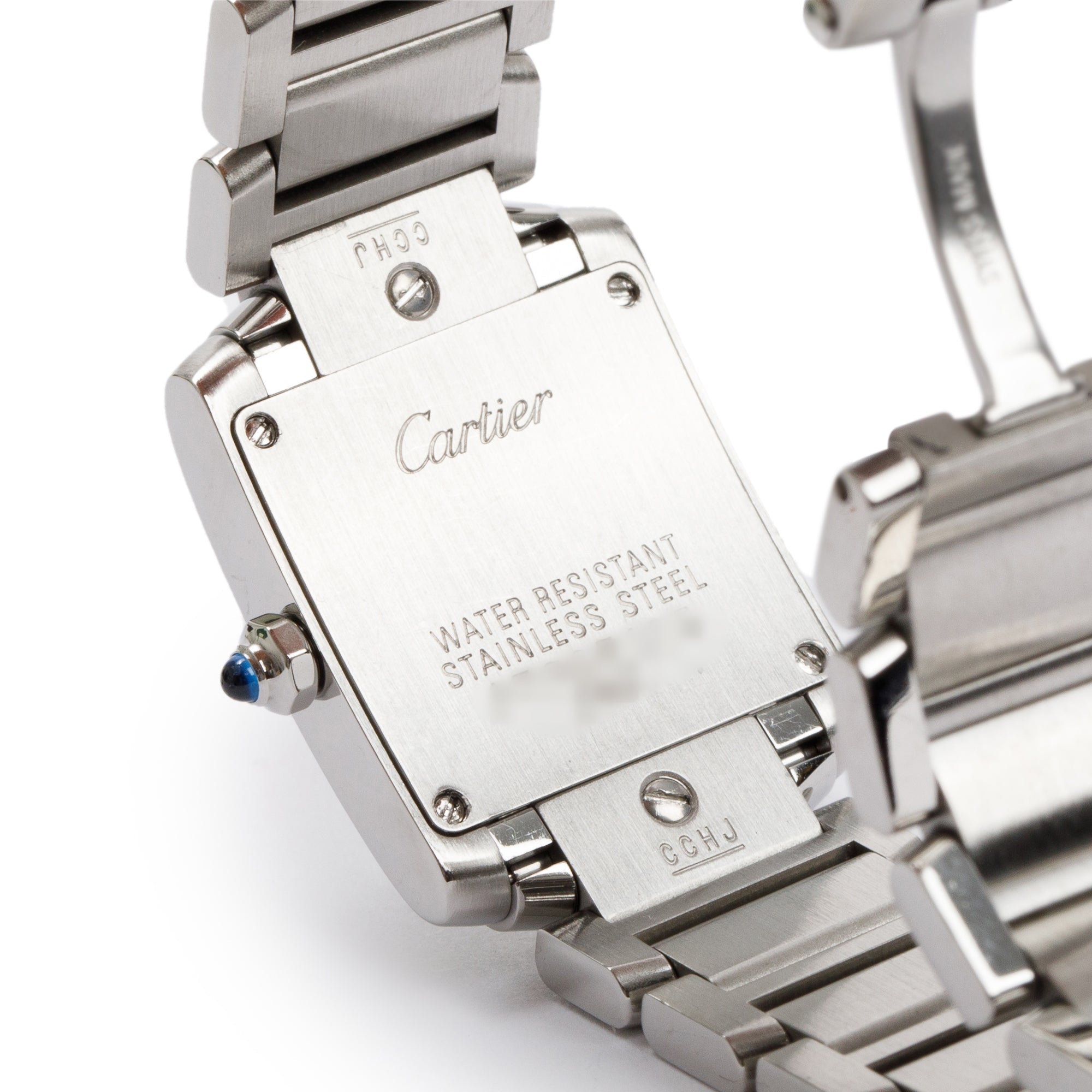 Cartier Stainless Steel Tank Francaise Watch, Small Model