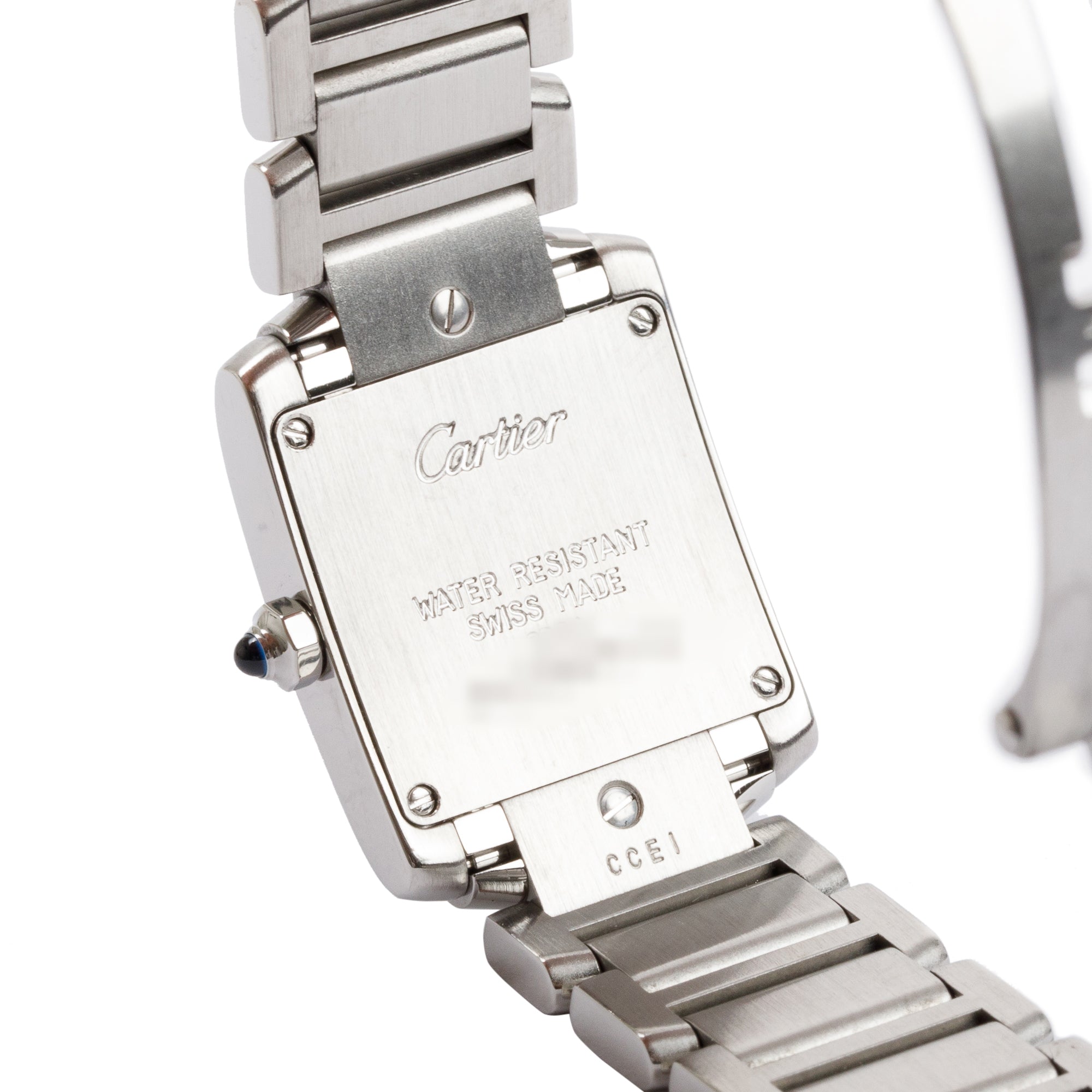Cartier Stainless Steel Tank Francaise Watch, Small Model w/ Box