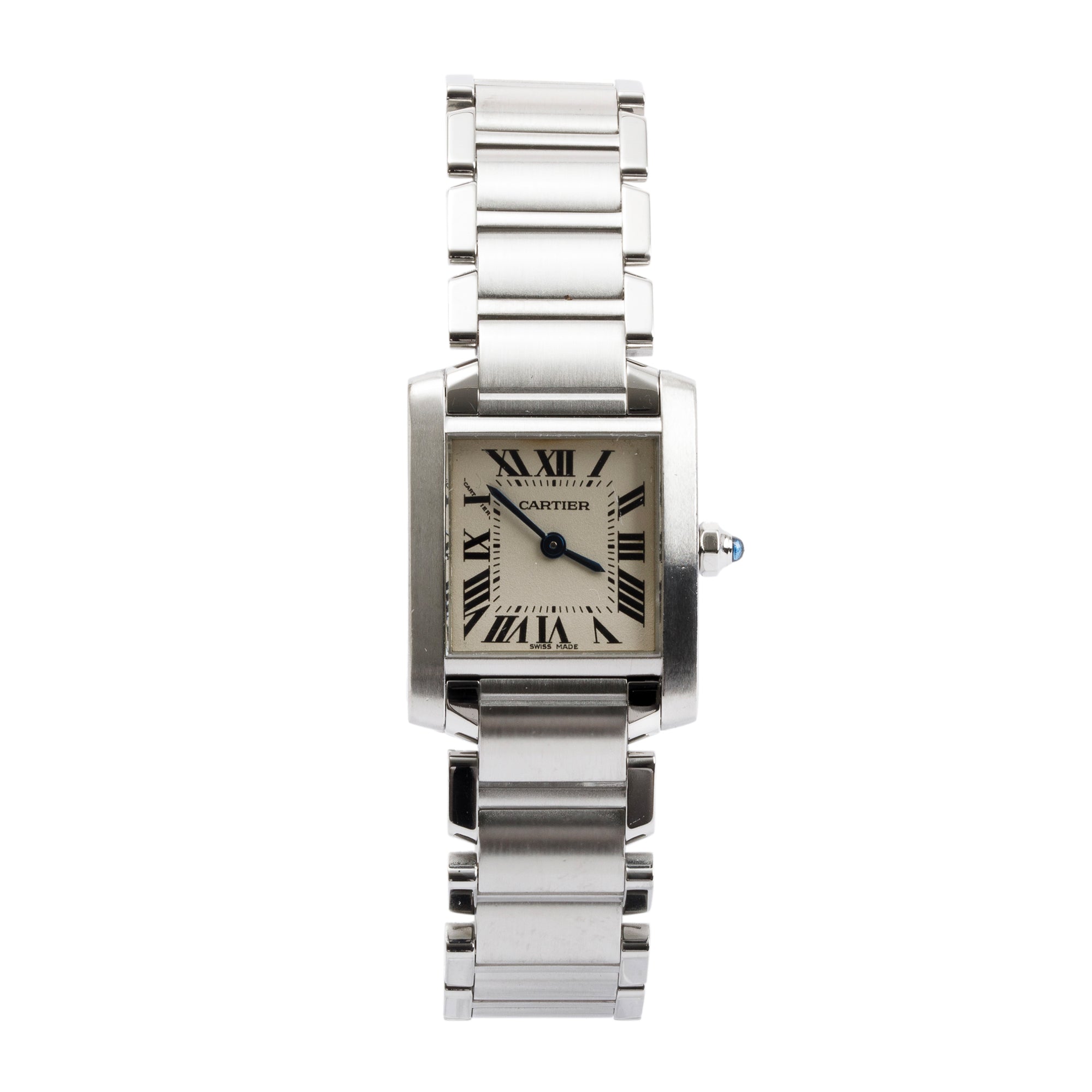 Cartier Stainless Steel Tank Francaise Watch, Small Model