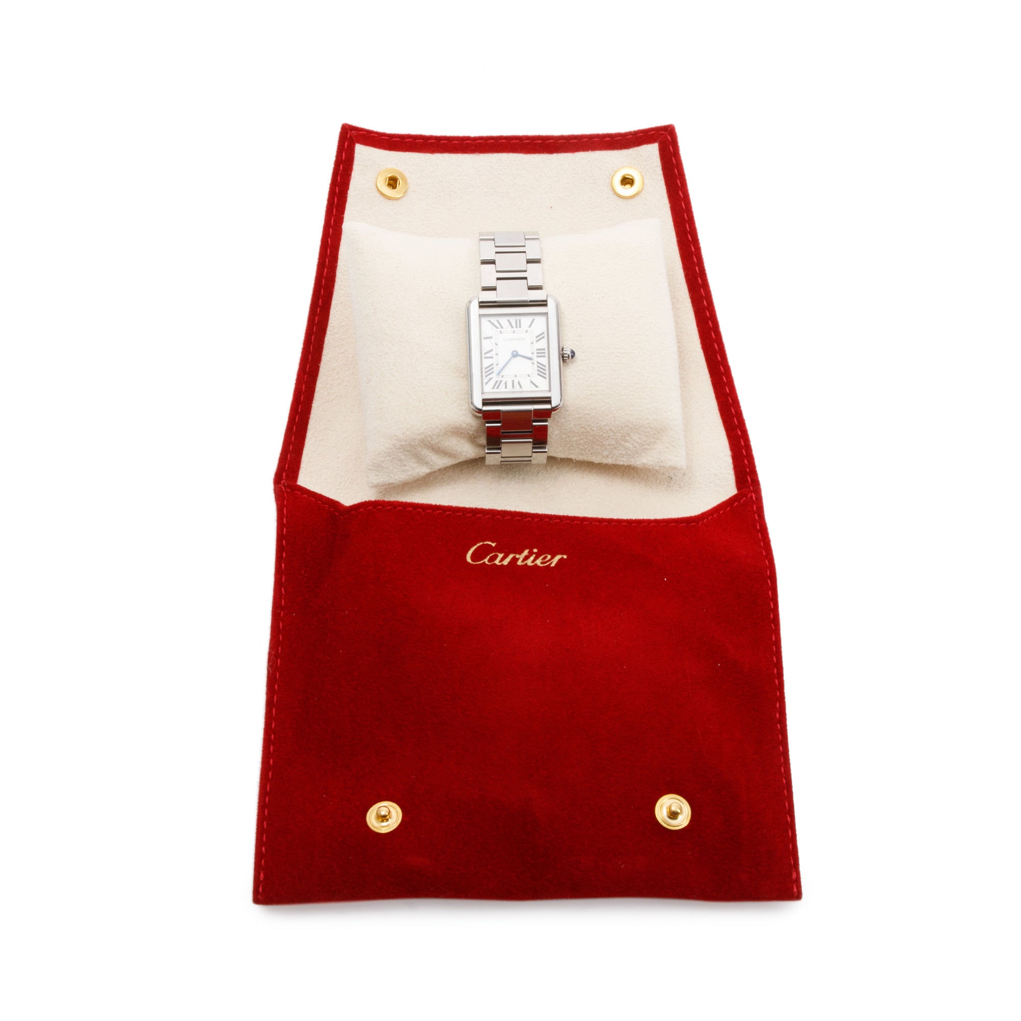 Cartier Stainless Steel Tank Solo 24 MM Watch