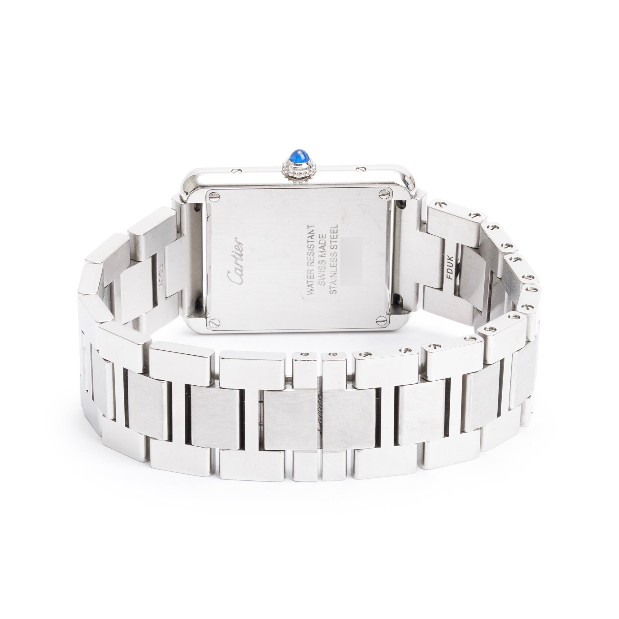 Cartier Stainless Steel Tank Solo Quartz Watch, Medium Model 3170