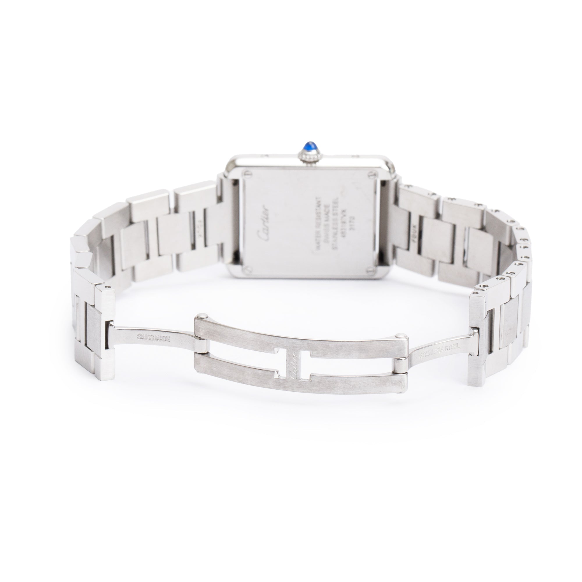 Cartier Stainless Steel Tank Solo Quartz Watch, Medium Model 3170