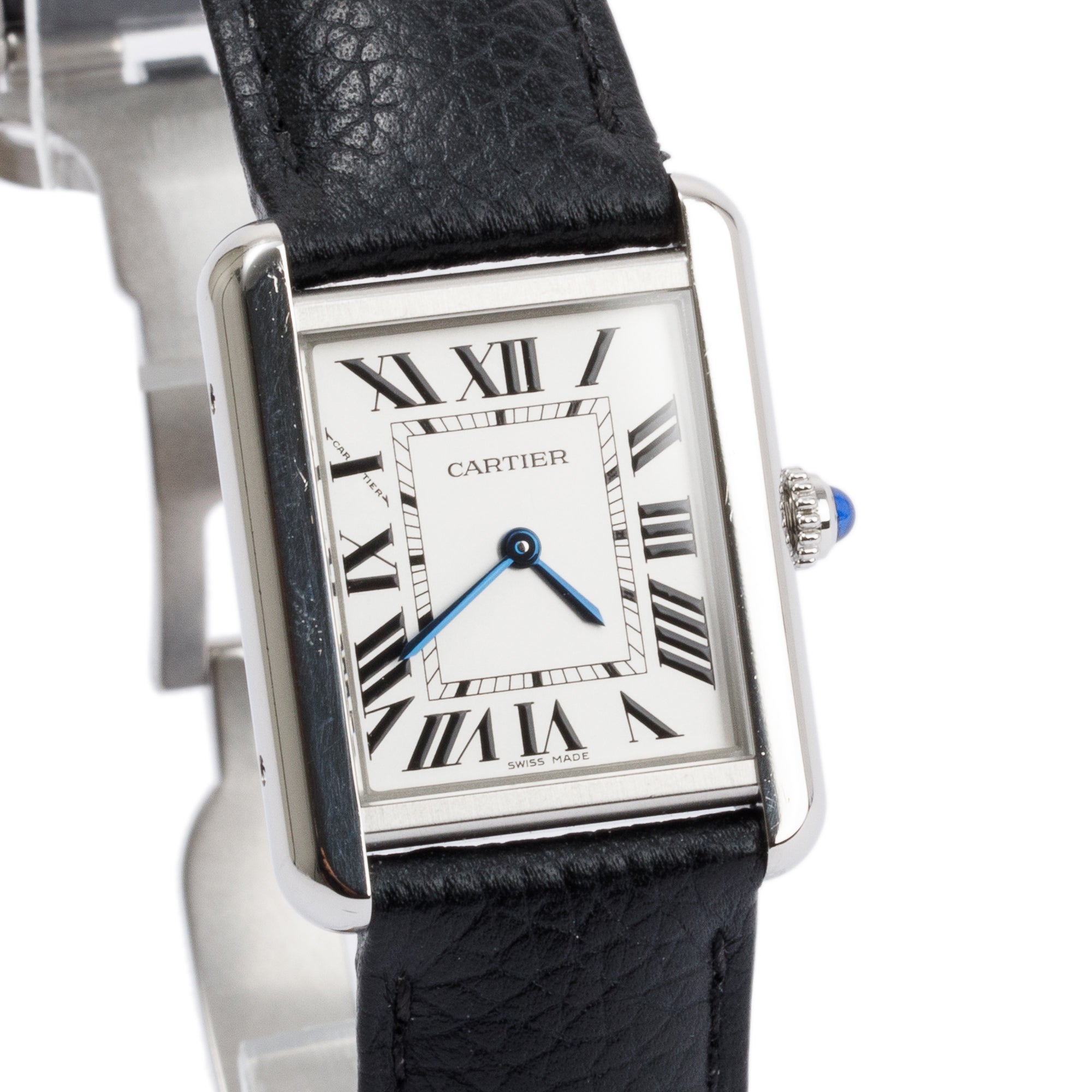 Cartier Stainless Steel Tank Solo Watch w/ Box & Papers