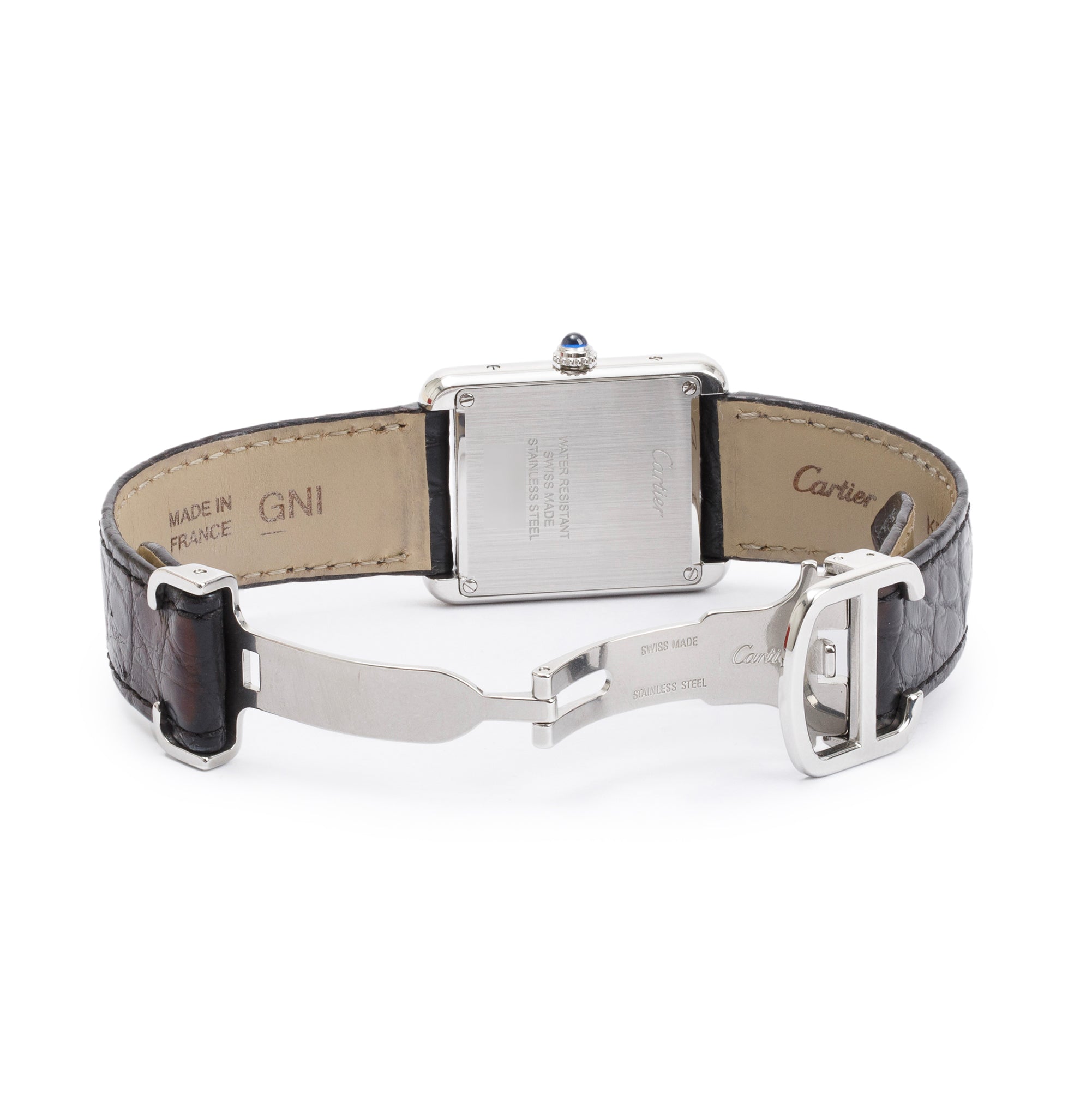 Cartier Stainless Steel Tank Solo Watch w/ Box & Papers