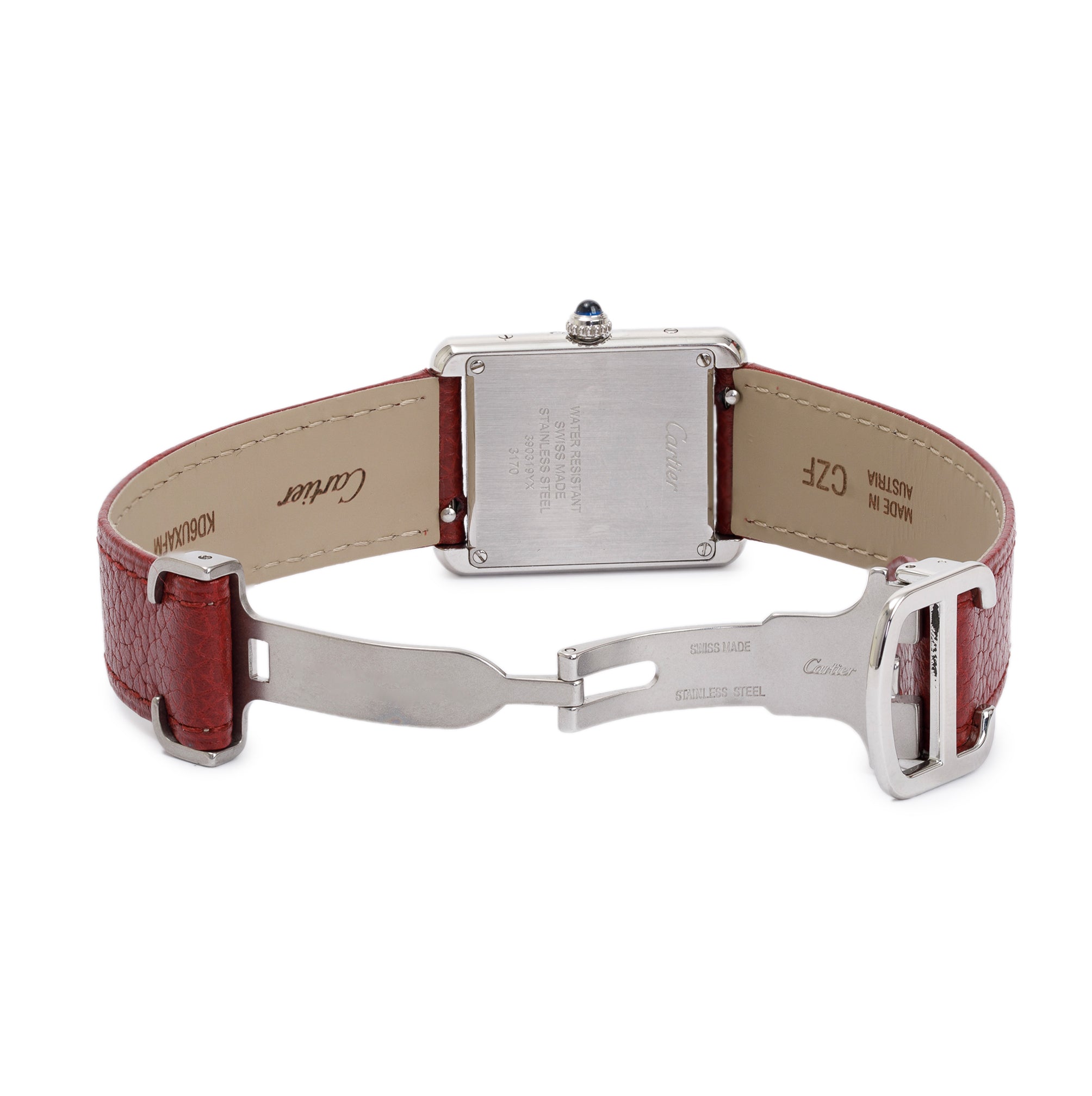 Cartier Stainless Steel Tank Solo Watch w/ Box & Papers