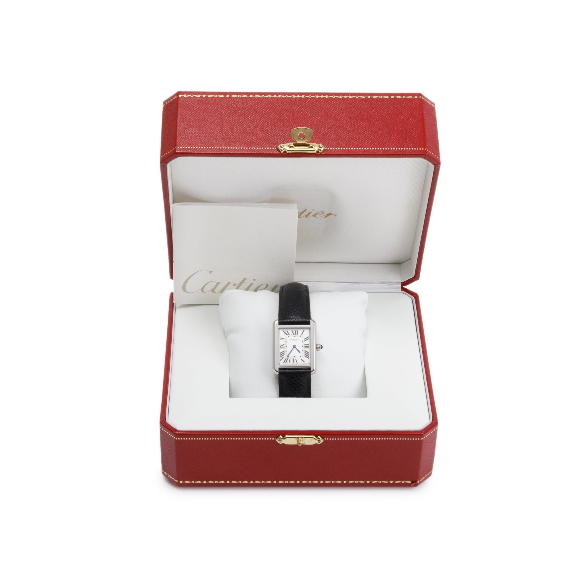 Cartier Stainless Steel Tank Solo Watch w/ Box & Papers