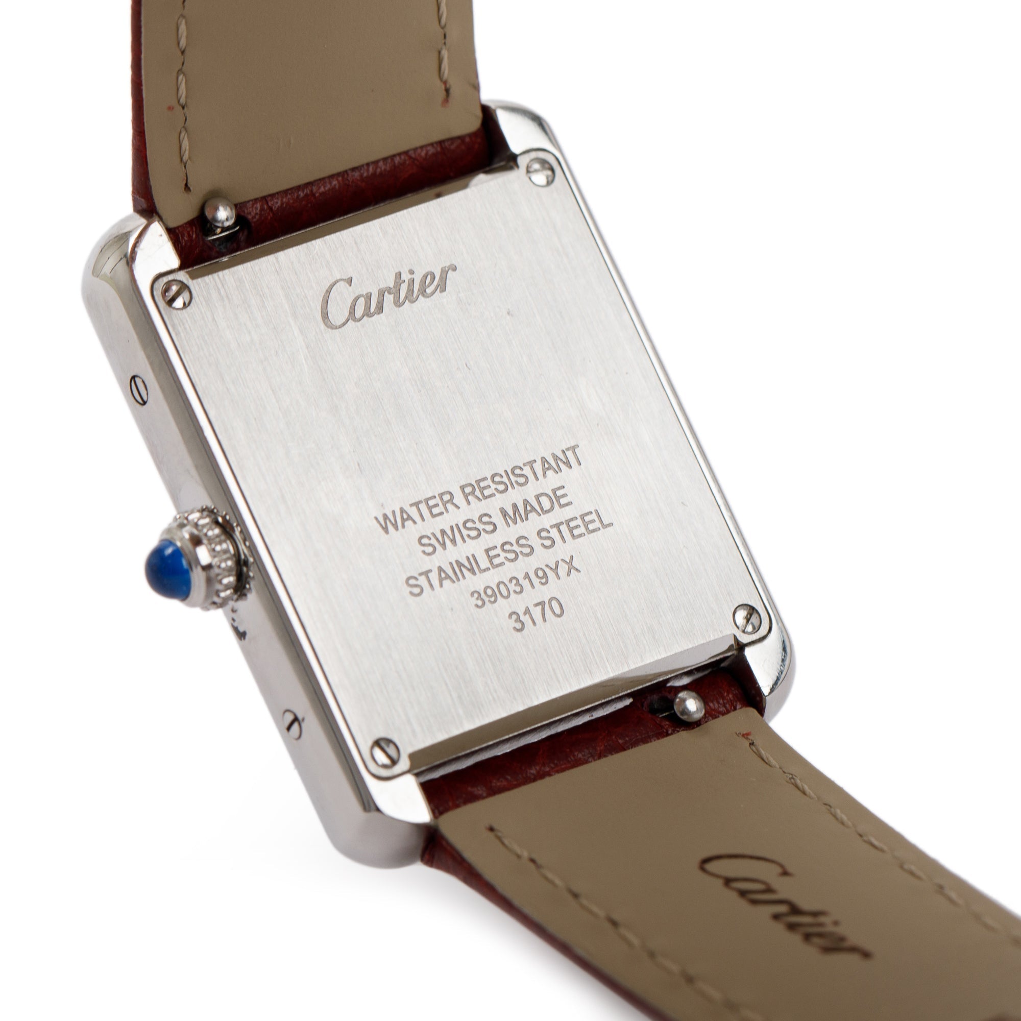 Cartier Stainless Steel Tank Solo Watch w/ Box & Papers