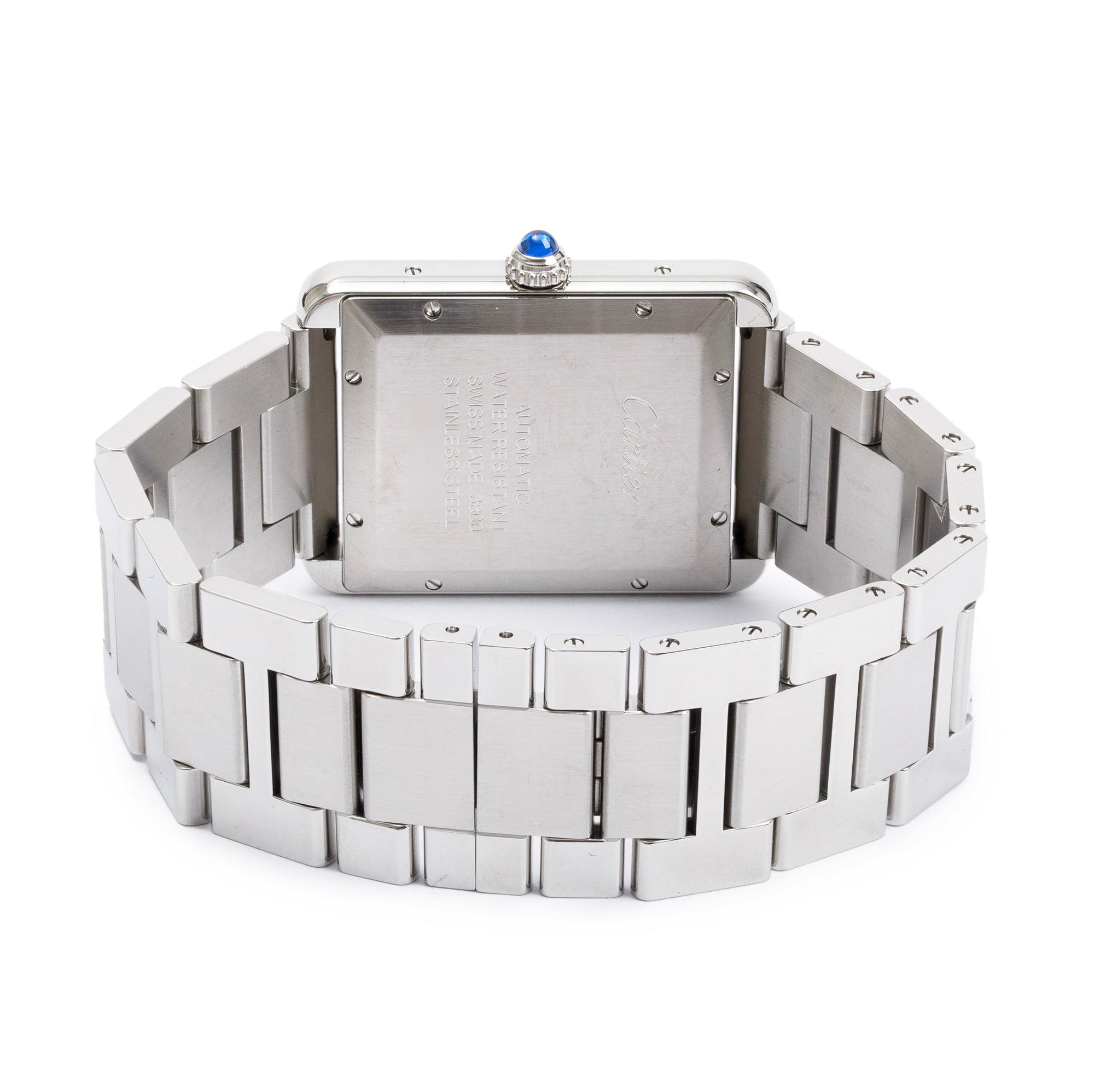 Cartier Stainless Steel Tank Solo XL 31 MM Automatic Watch w/ Box & Papers