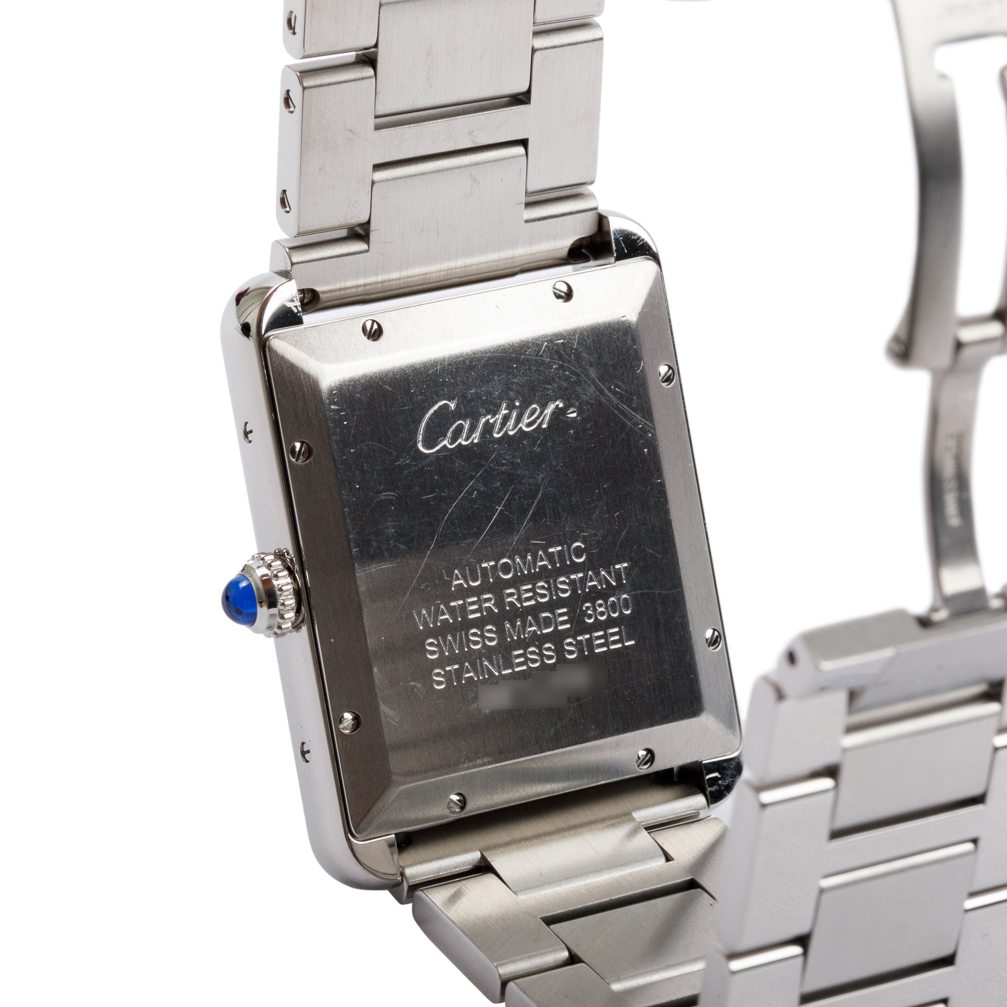 Cartier Stainless Steel Tank Solo XL 31 MM Automatic Watch w/ Box & Papers