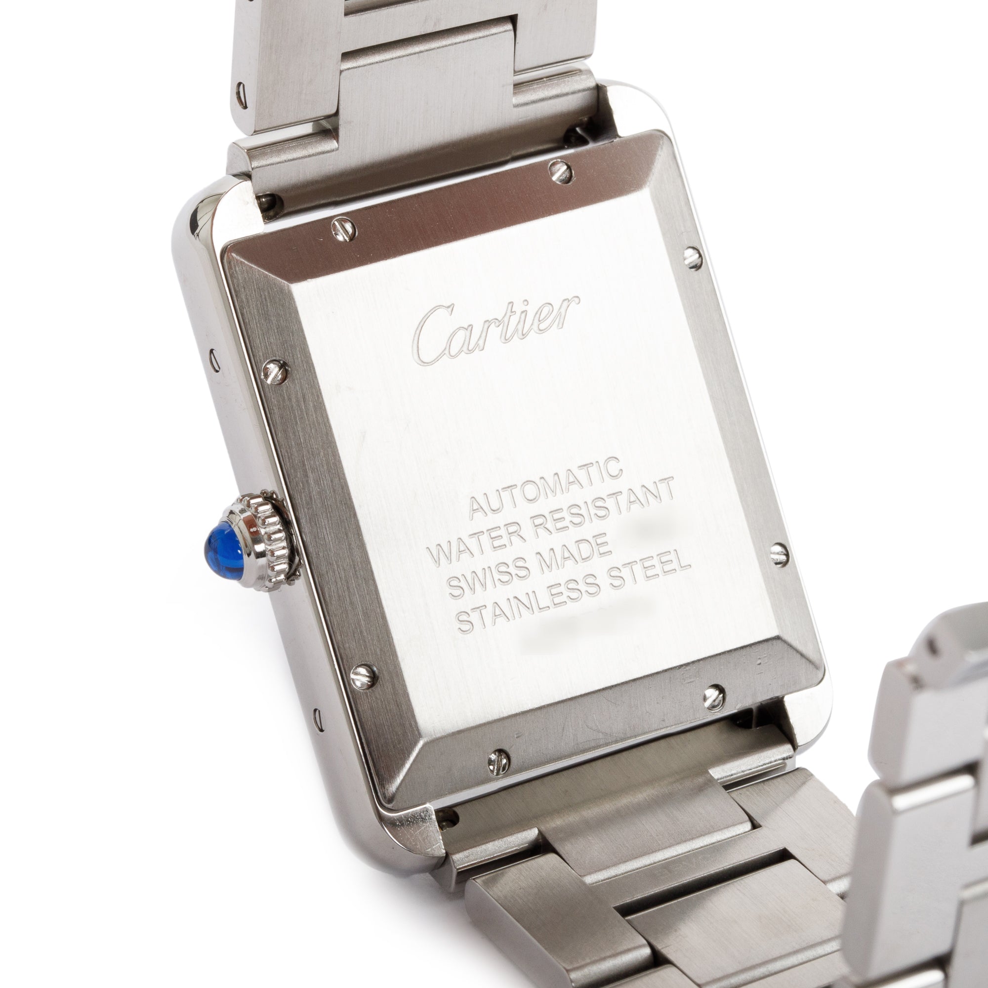 Cartier Stainless Steel Tank Solo XL 31 MM Automatic Watch w/ Box & Papers