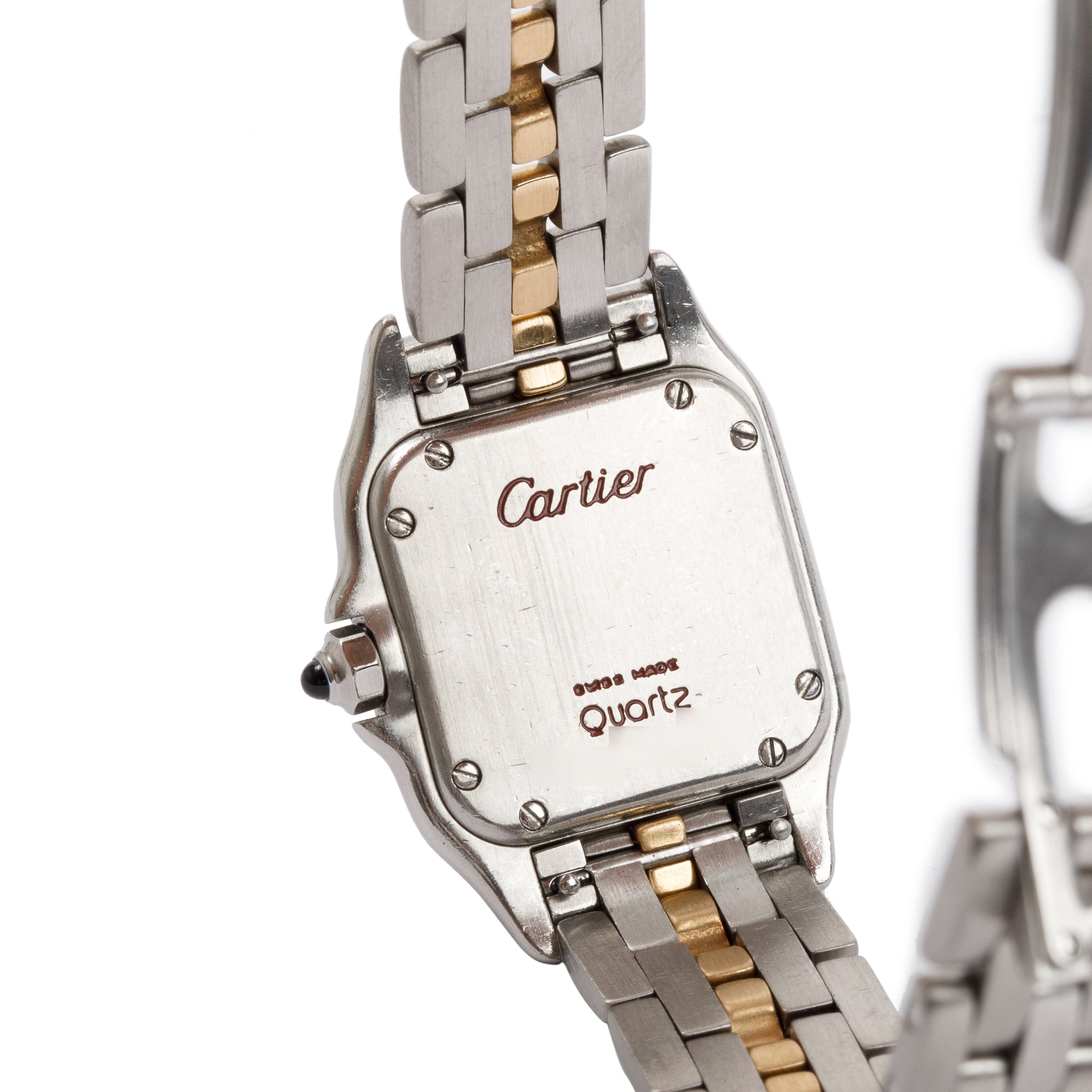 Cartier Steel & 18k Yellow Gold 1-Row Gold Panthere de Cartier Watch, Small Model