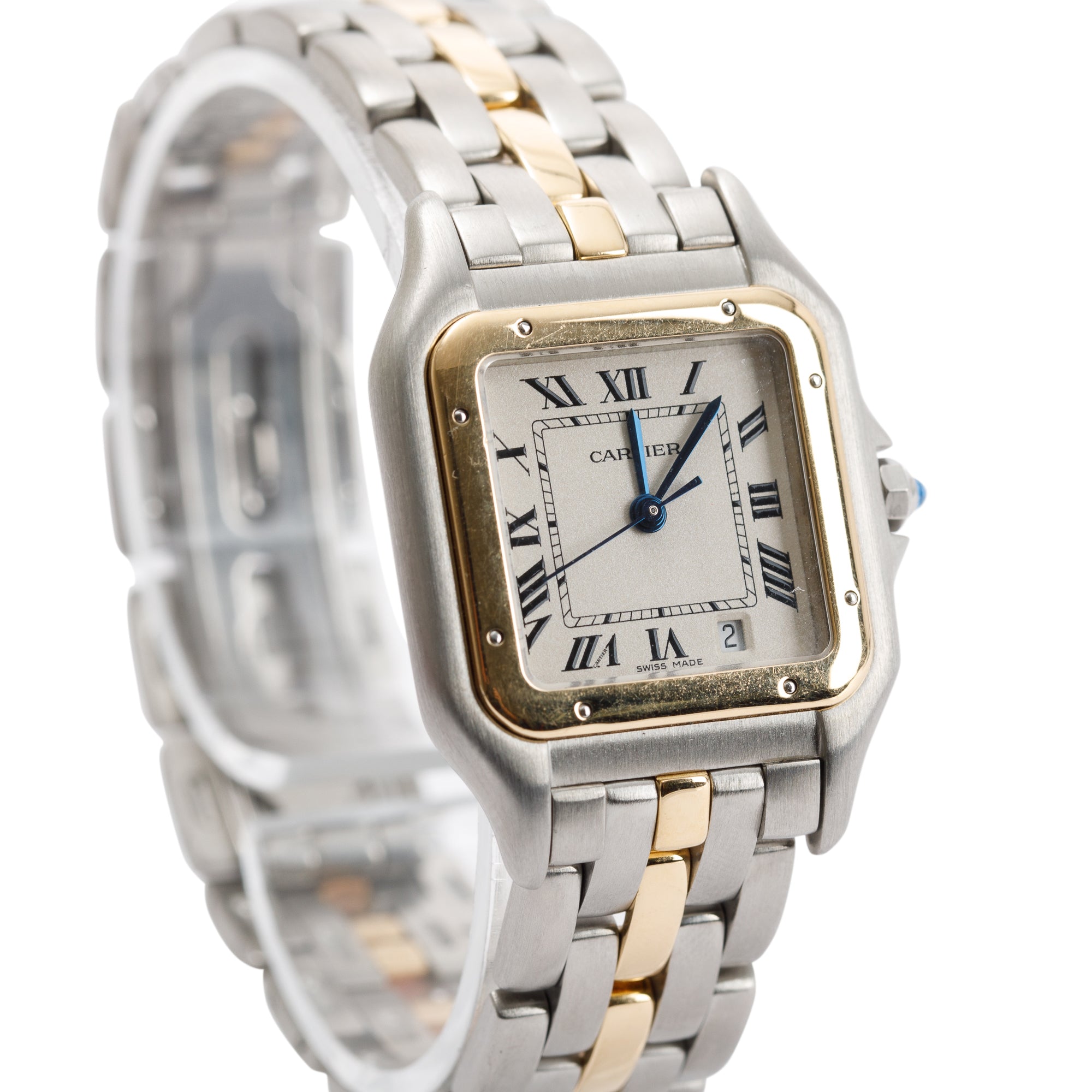 Cartier Steel & 18k Yellow Gold Panthere de Cartier Watch, Medium Model