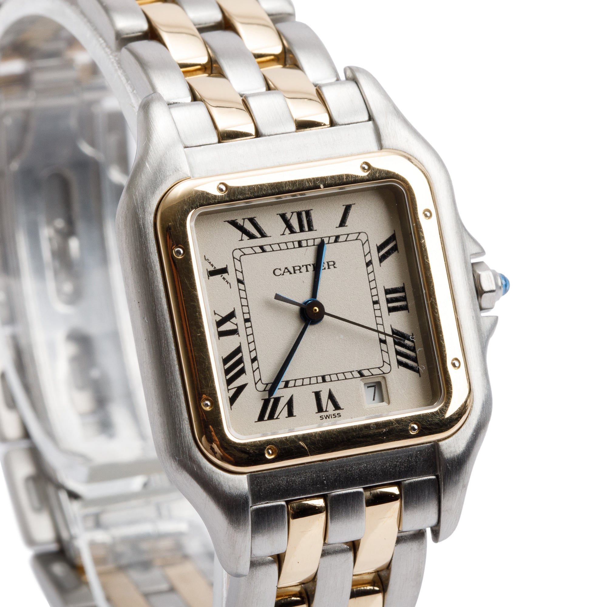 Cartier Steel & 18k Yellow Gold Panthere de Cartier Watch, Medium Model