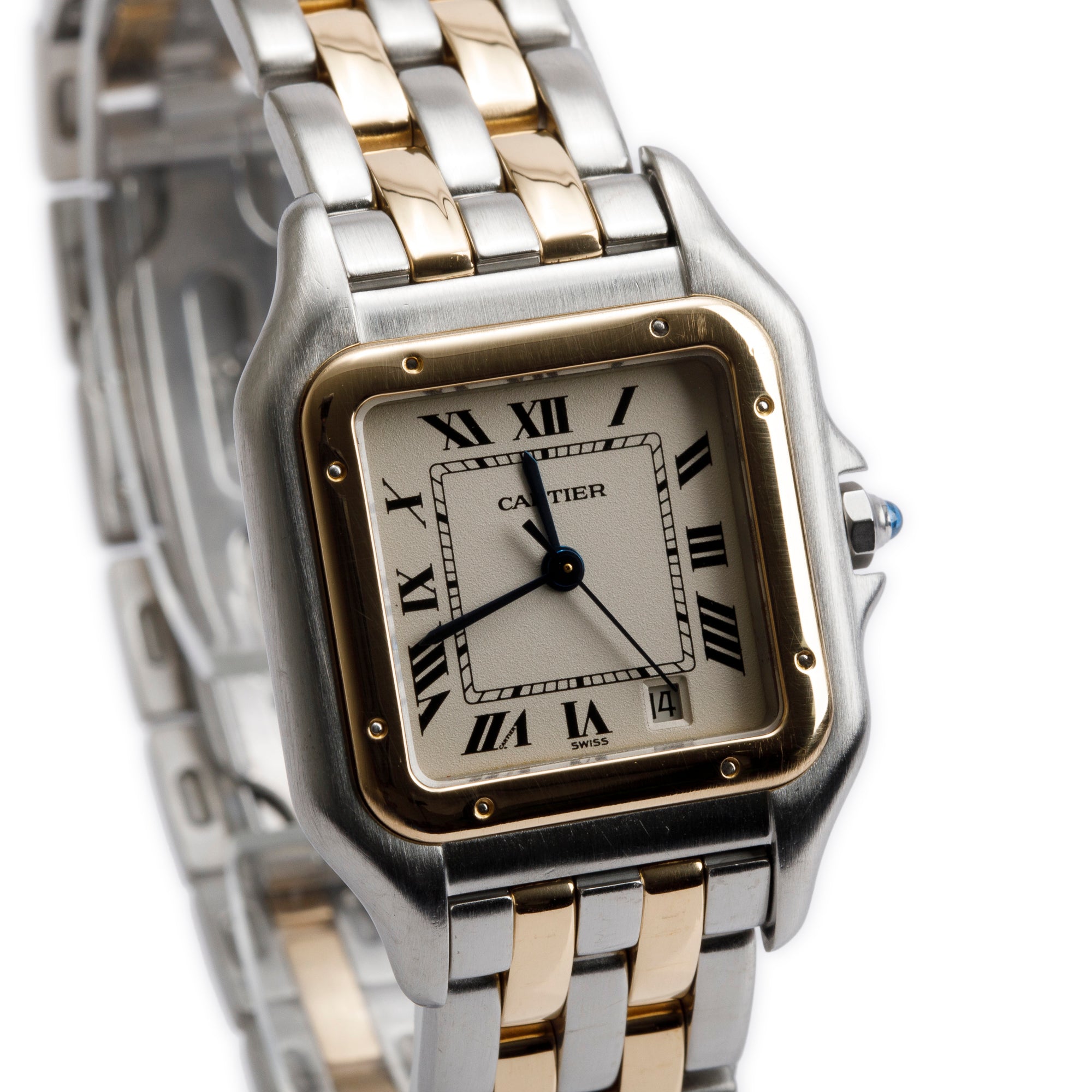 Cartier Steel & 18k Yellow Gold Panthere de Cartier Watch, Medium Model