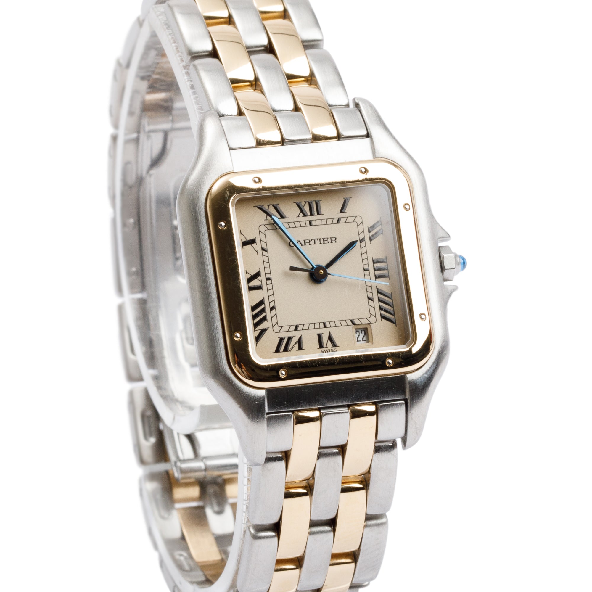 Cartier Steel & 18k Yellow Gold Panthere de Cartier Watch, Medium Model
