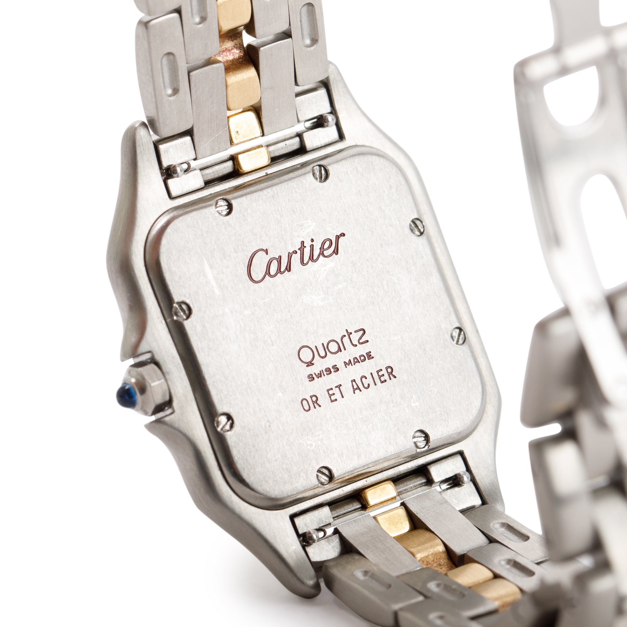 Cartier Steel & 18k Yellow Gold Panthere de Cartier Watch, Medium Model