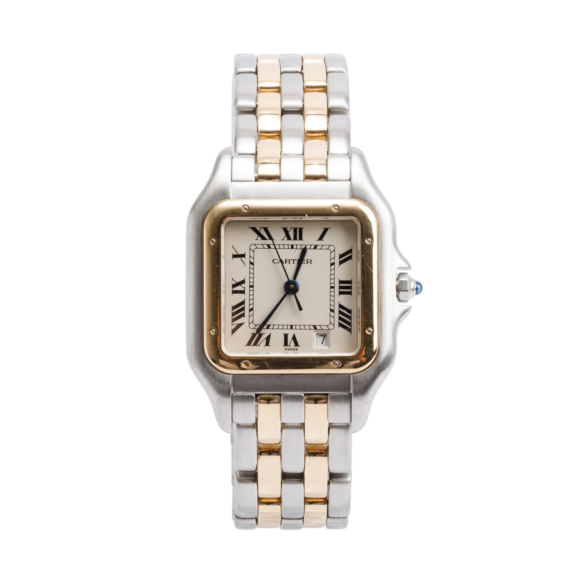 Cartier Steel & 18k Yellow Gold Panthere de Cartier Watch, Medium Model